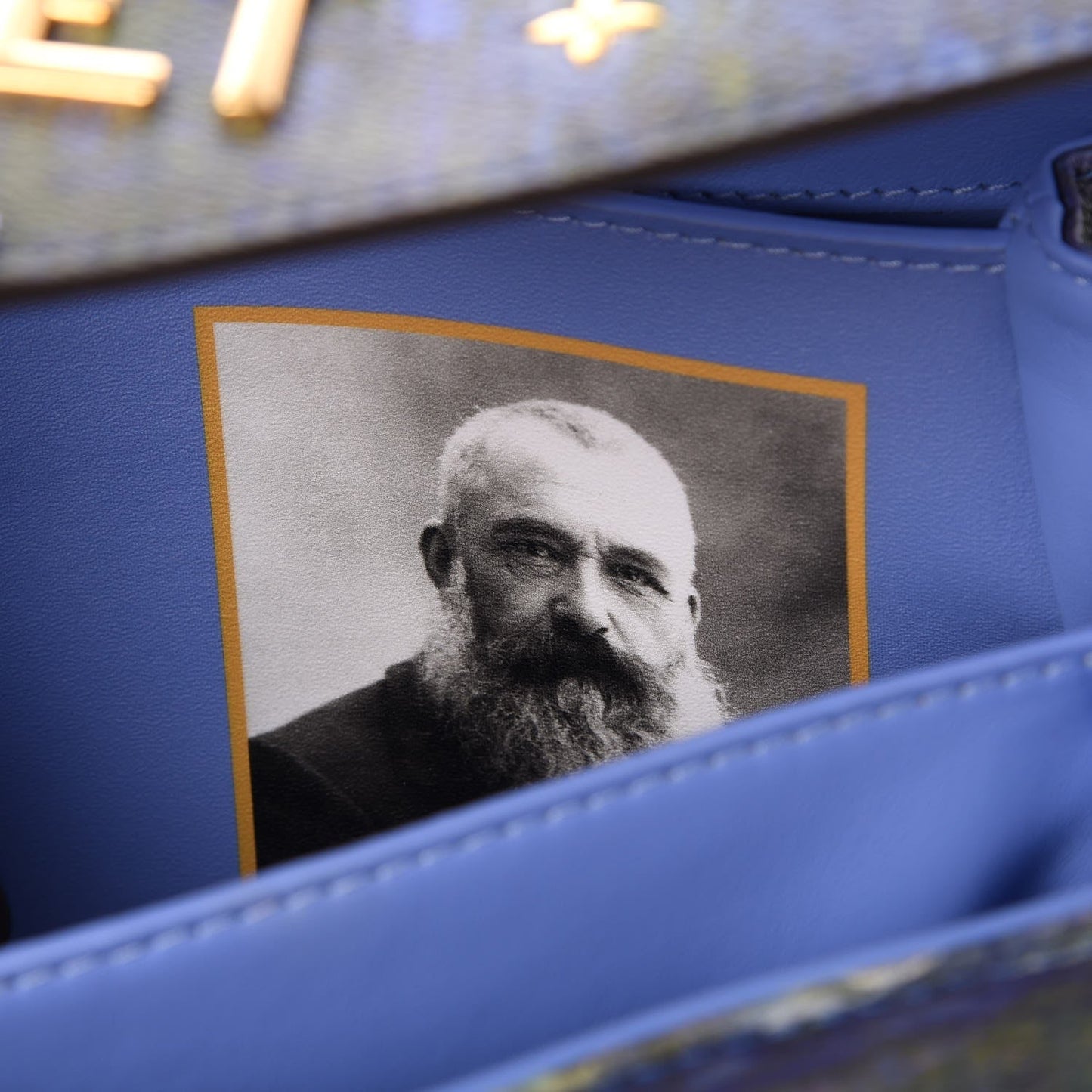 LOUIS VUITTON LIMITED EDITION MASTERS MONET PERIWINKLE POCHETTE MÉTIS