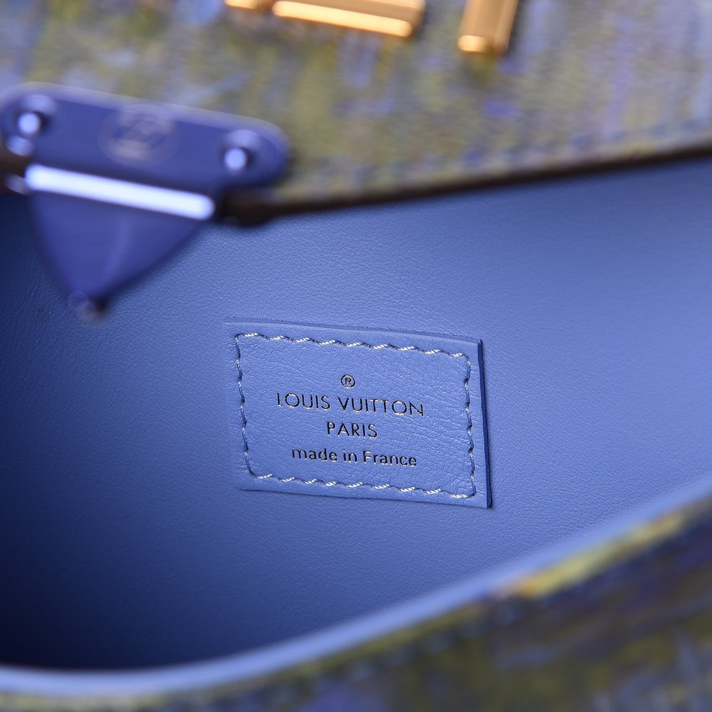 LOUIS VUITTON LIMITED EDITION MASTERS MONET PERIWINKLE POCHETTE MÉTIS