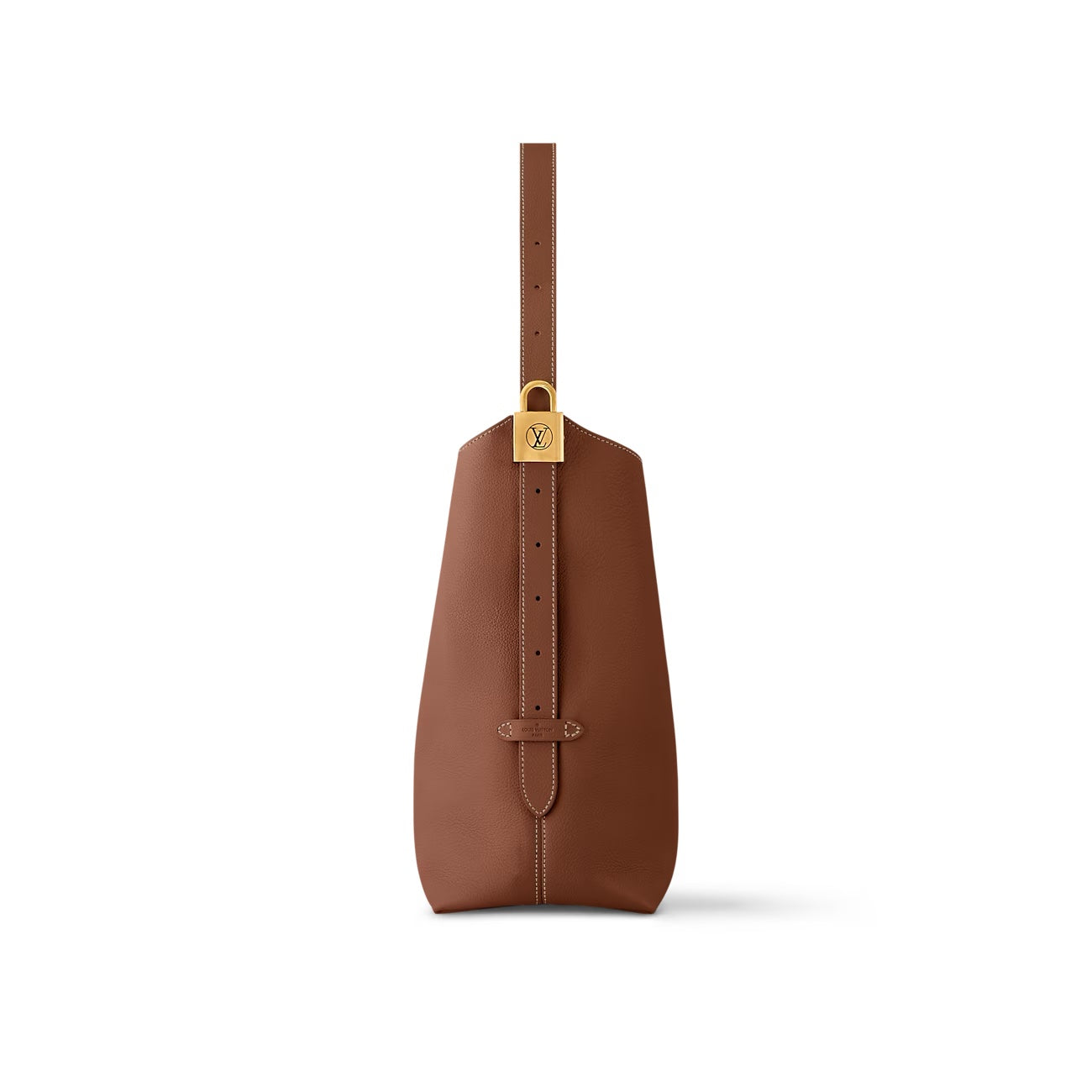 LOUIS VUITTON LOW KEY GRAINED CALFSKIN LEATHER HOBO BAG MM