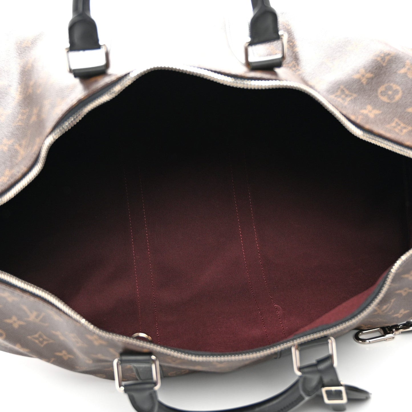 LOUIS VUITTON MONOGRAM MACASSAR KEEPALL BANDOULIÈRE 55 BAG