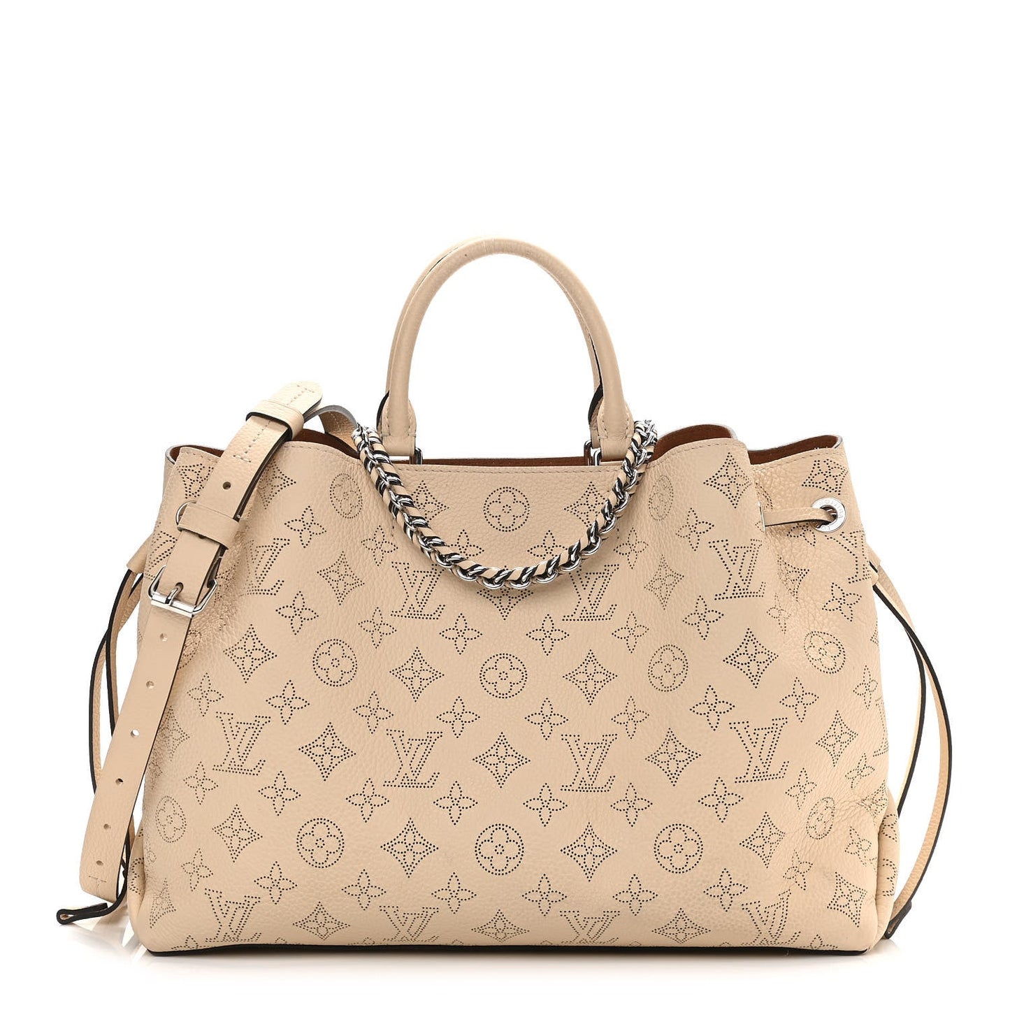 LOUIS VUITTON BELLA MAHINA LEATHER TOTE BAG