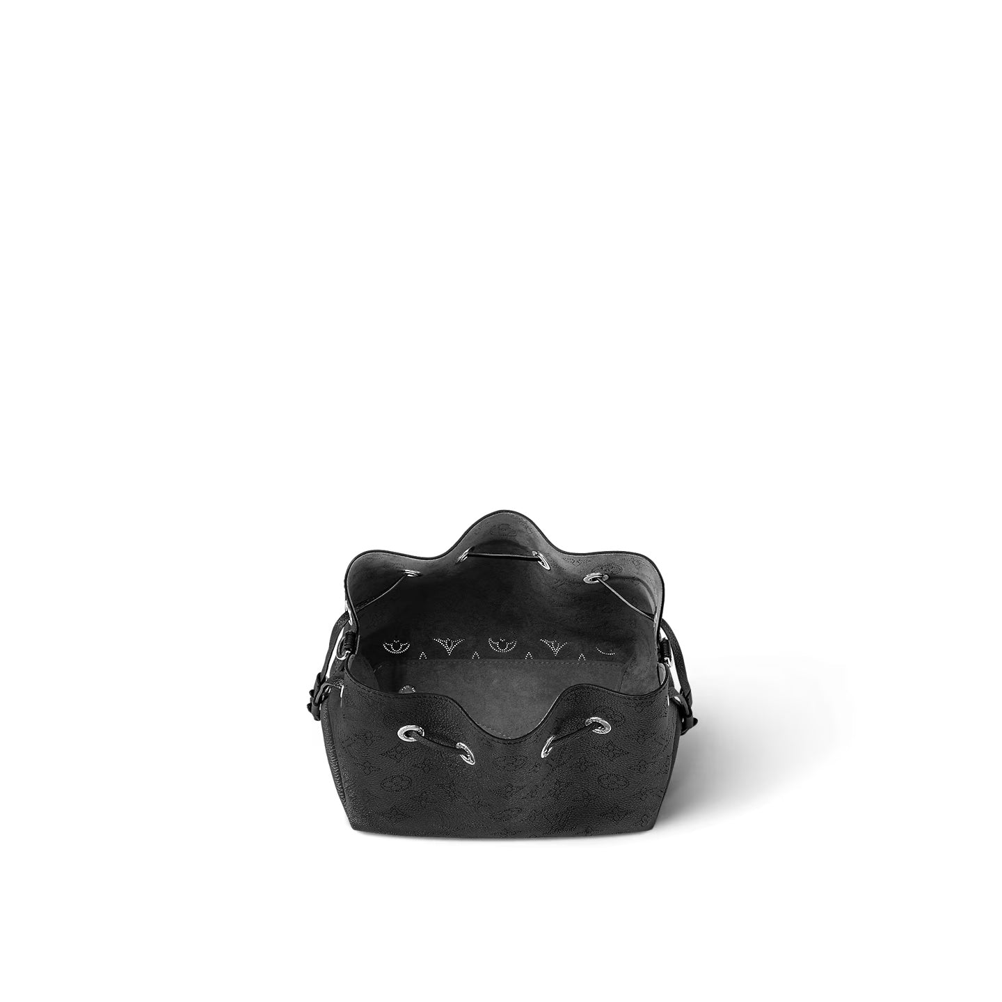 LOUIS VUITTON MAHINA LEATHER BELLA BUCKET BAG
