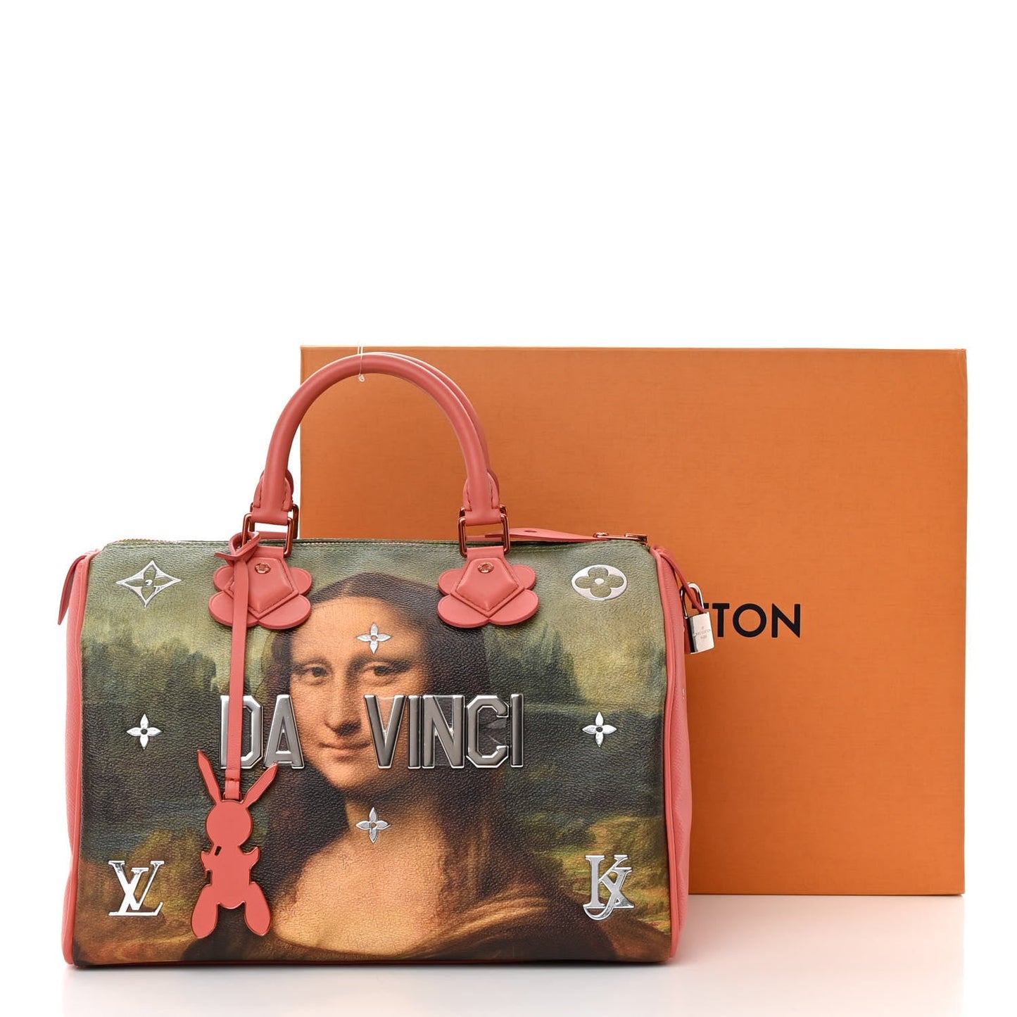 LOUIS VUITTON MONA LISA MASTERS DA VINCI LIMITED EDITION SPEEDY 30 HANDBAG