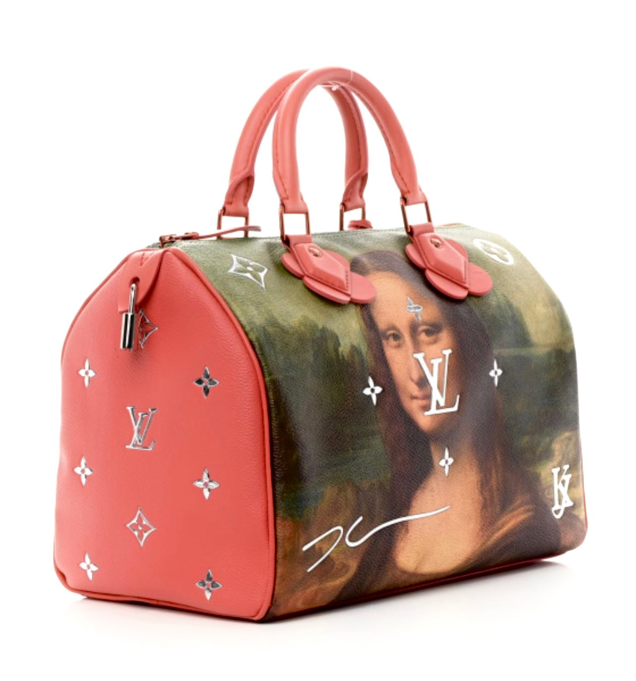 LOUIS VUITTON MONA LISA MASTERS DA VINCI LIMITED EDITION SPEEDY 30 HANDBAG