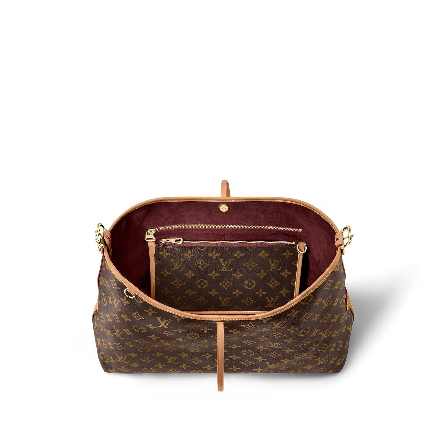 LOUIS VUITTON MONOGRAM CARRYALL MM BAG