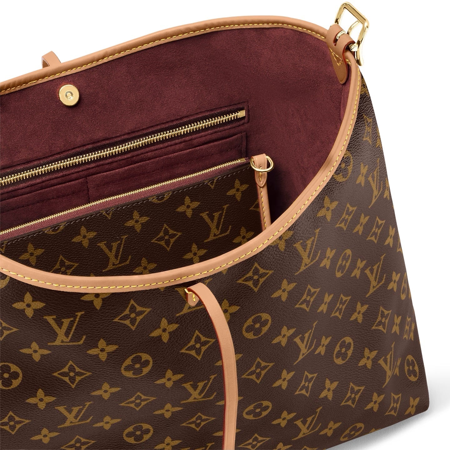 LOUIS VUITTON MONOGRAM CARRYALL MM BAG