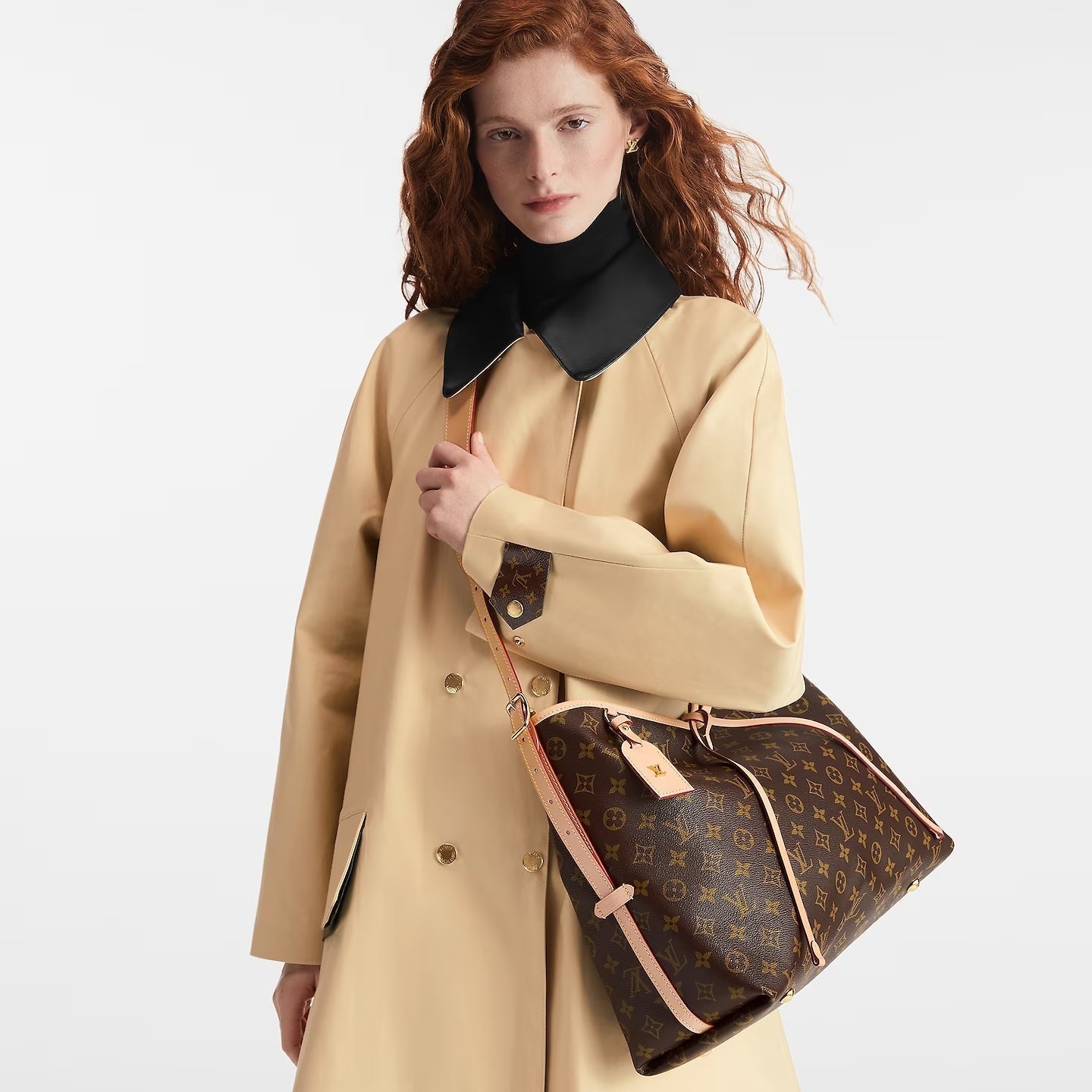 LOUIS VUITTON MONOGRAM CARRYALL MM BAG