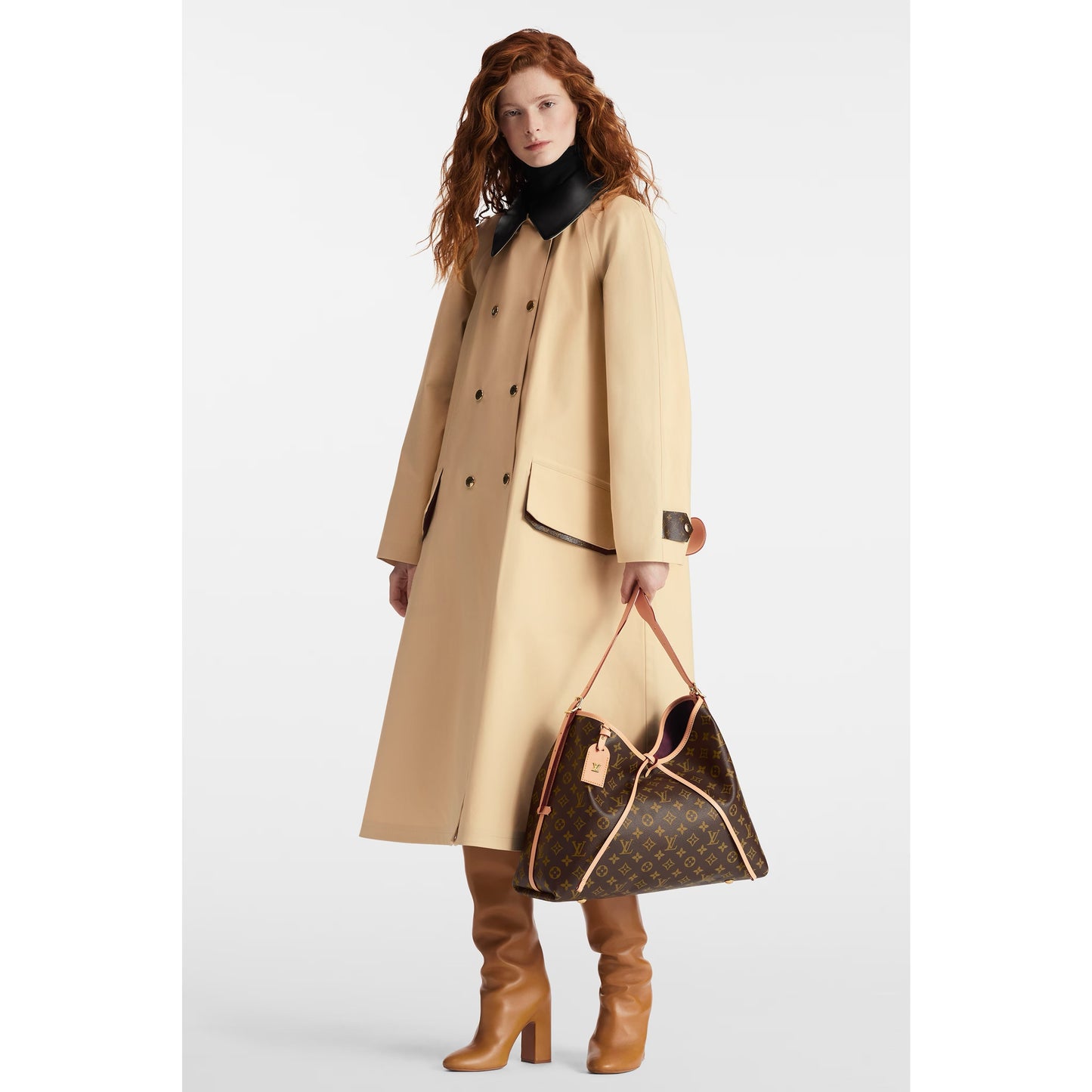 LOUIS VUITTON MONOGRAM CARRYALL MM BAG