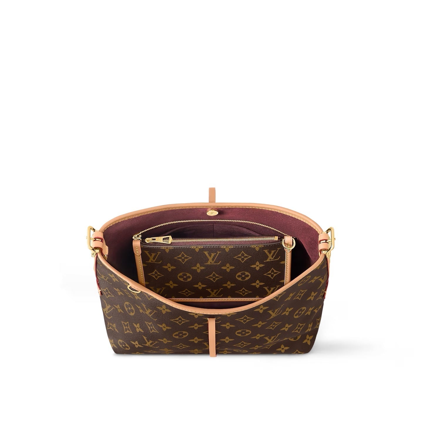 LOUIS VUITTON MONOGRAM CARRYALL PM SHOULDER BAG
