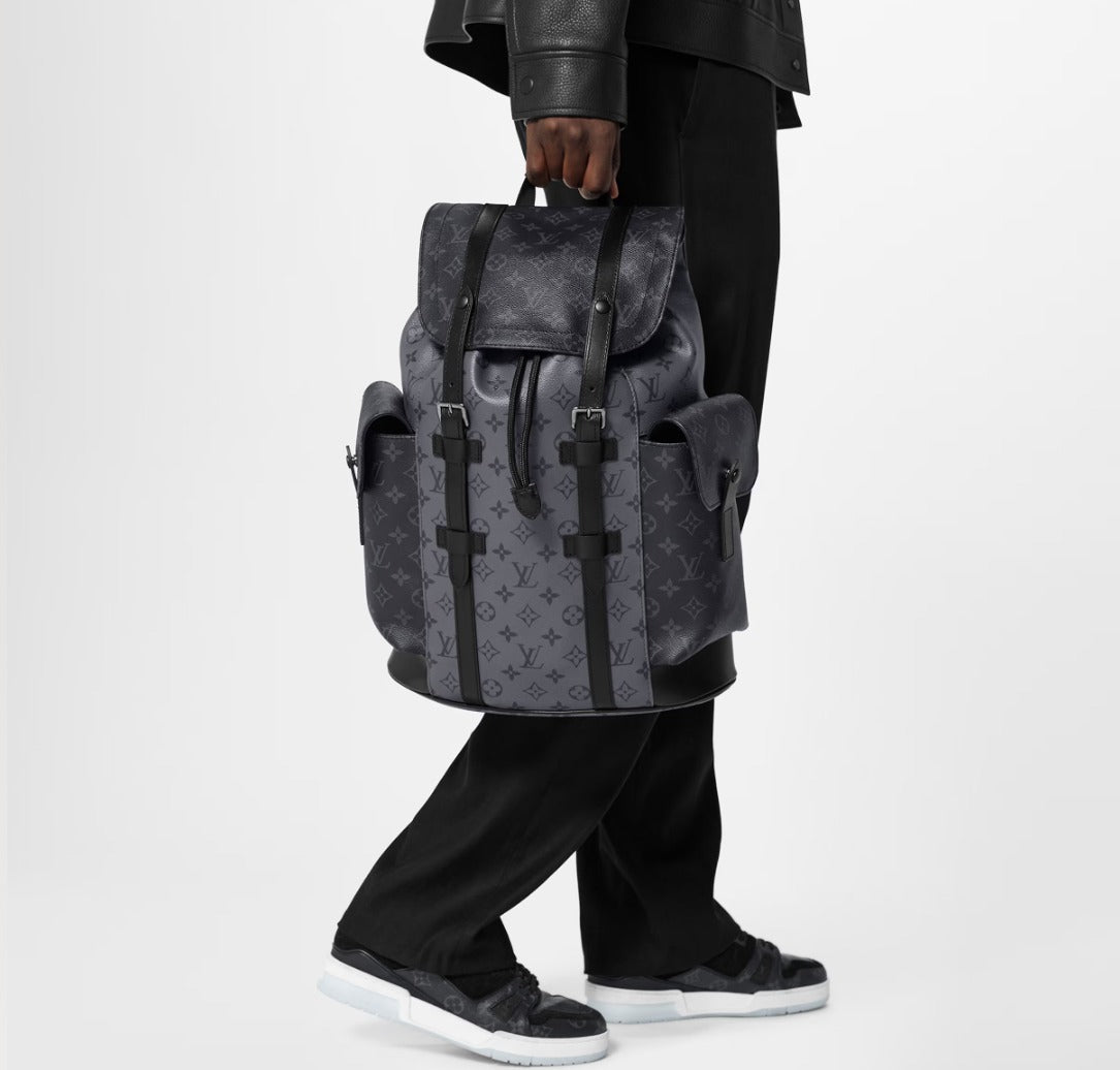 LOUIS VUITTON REVERSE MONOGRAM ECLIPSE CHRISTOPHER BACKPACK MM