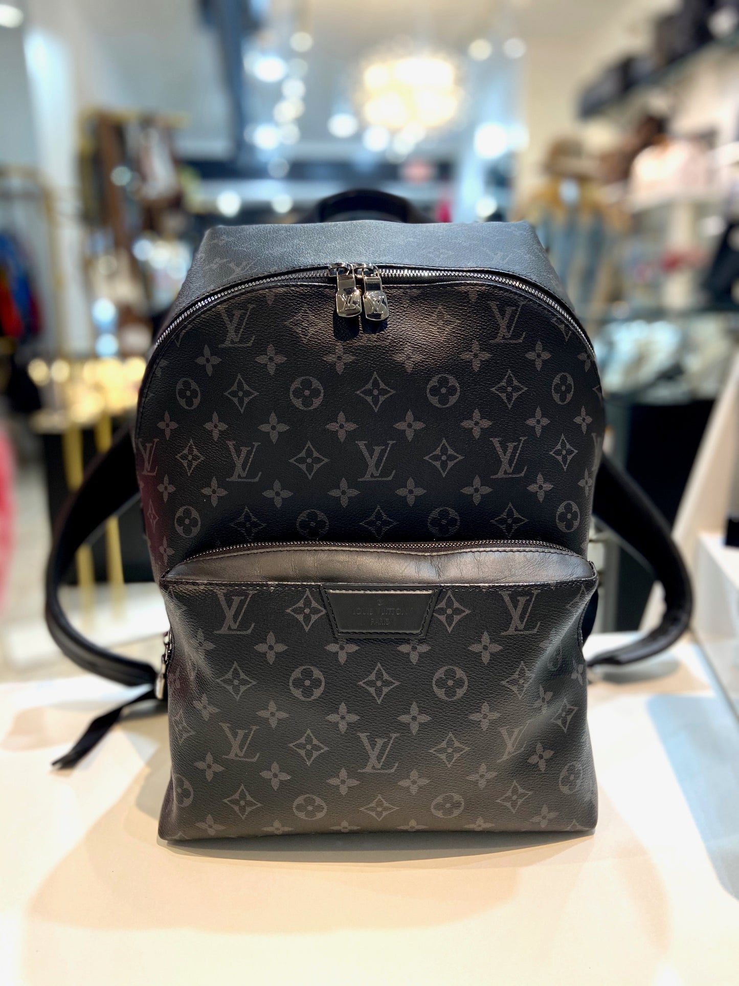 LOUIS VUITTON MONOGRAM ECLIPSE DISCOVERY BACKPACK PM