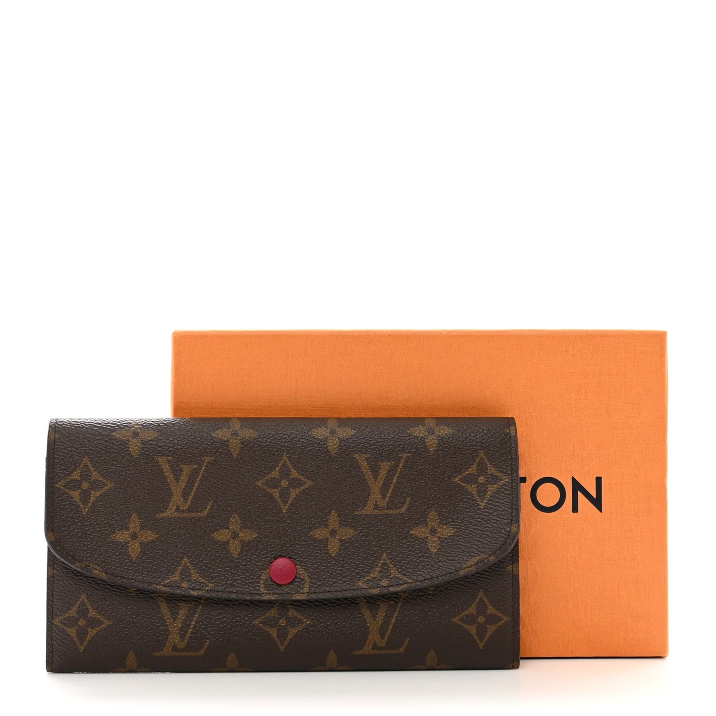 GLM-MONOGRAM EMILIE WALLET FUCHSIA