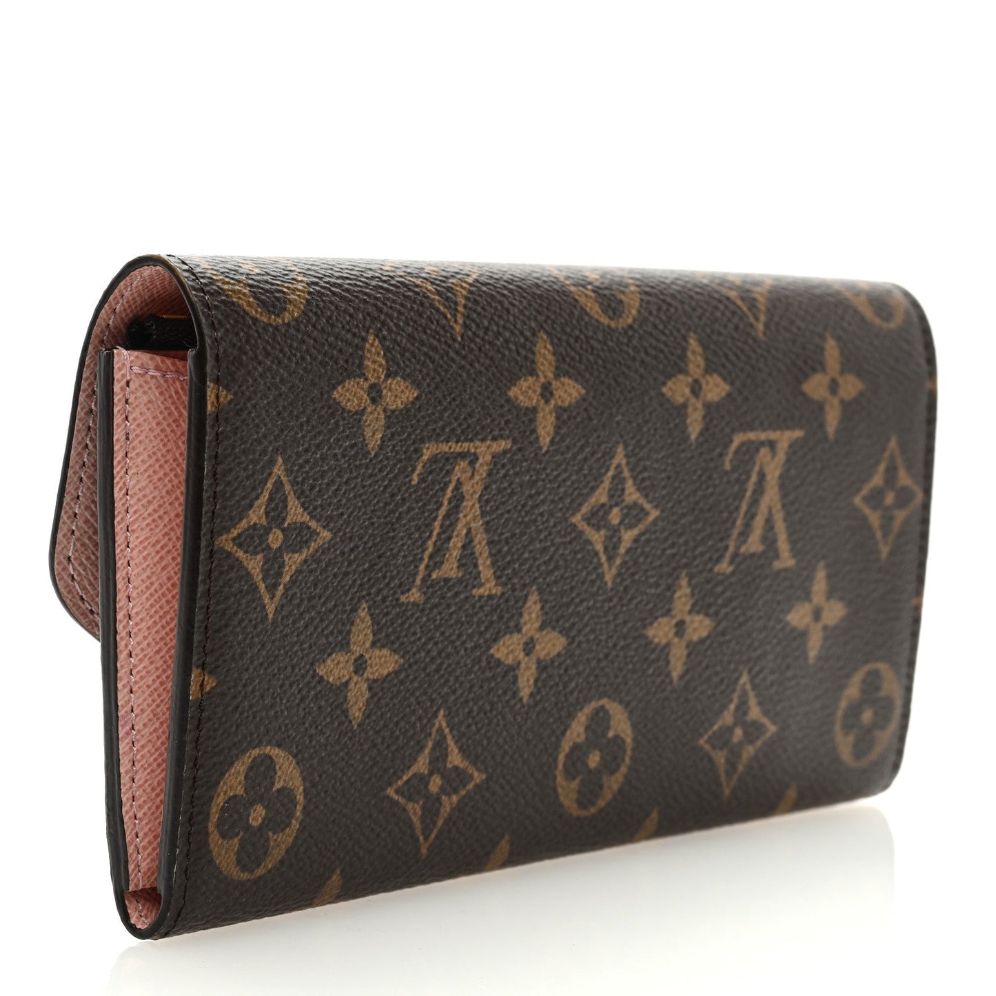 GLM-MONOGRAM EMILIE WALLET ROSE BALLERINE