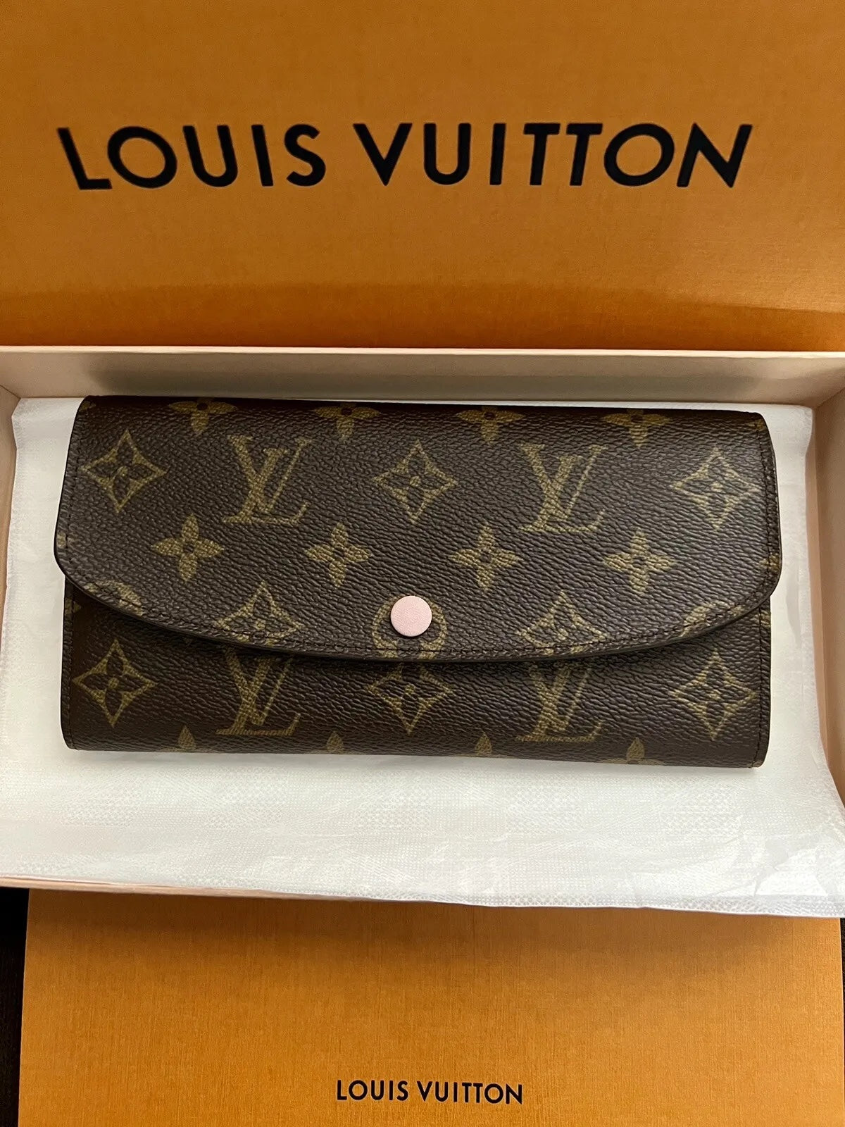 GLM-MONOGRAM EMILIE WALLET ROSE BALLERINE