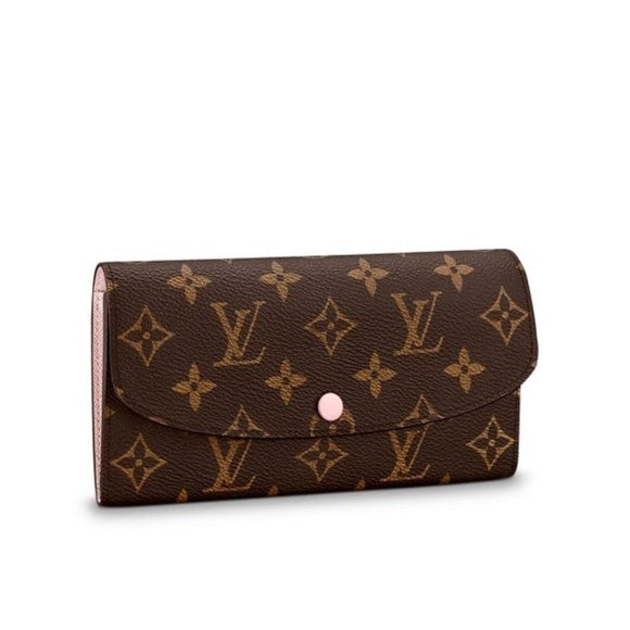GLM-MONOGRAM EMILIE WALLET ROSE BALLERINE