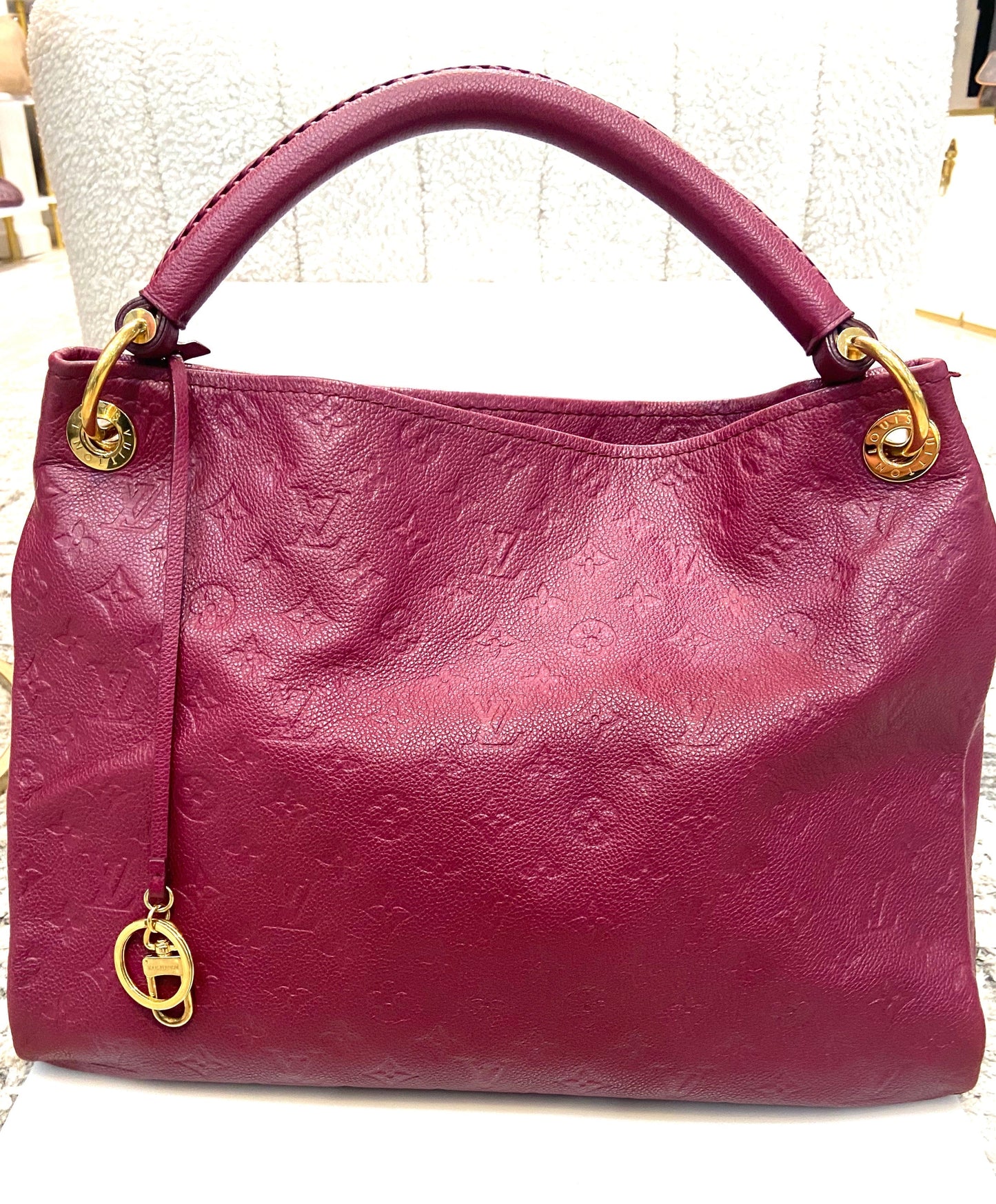 LOUIS VUITTON MONOGRAM EMPREINTE LEATHER ARTSY MM BAG