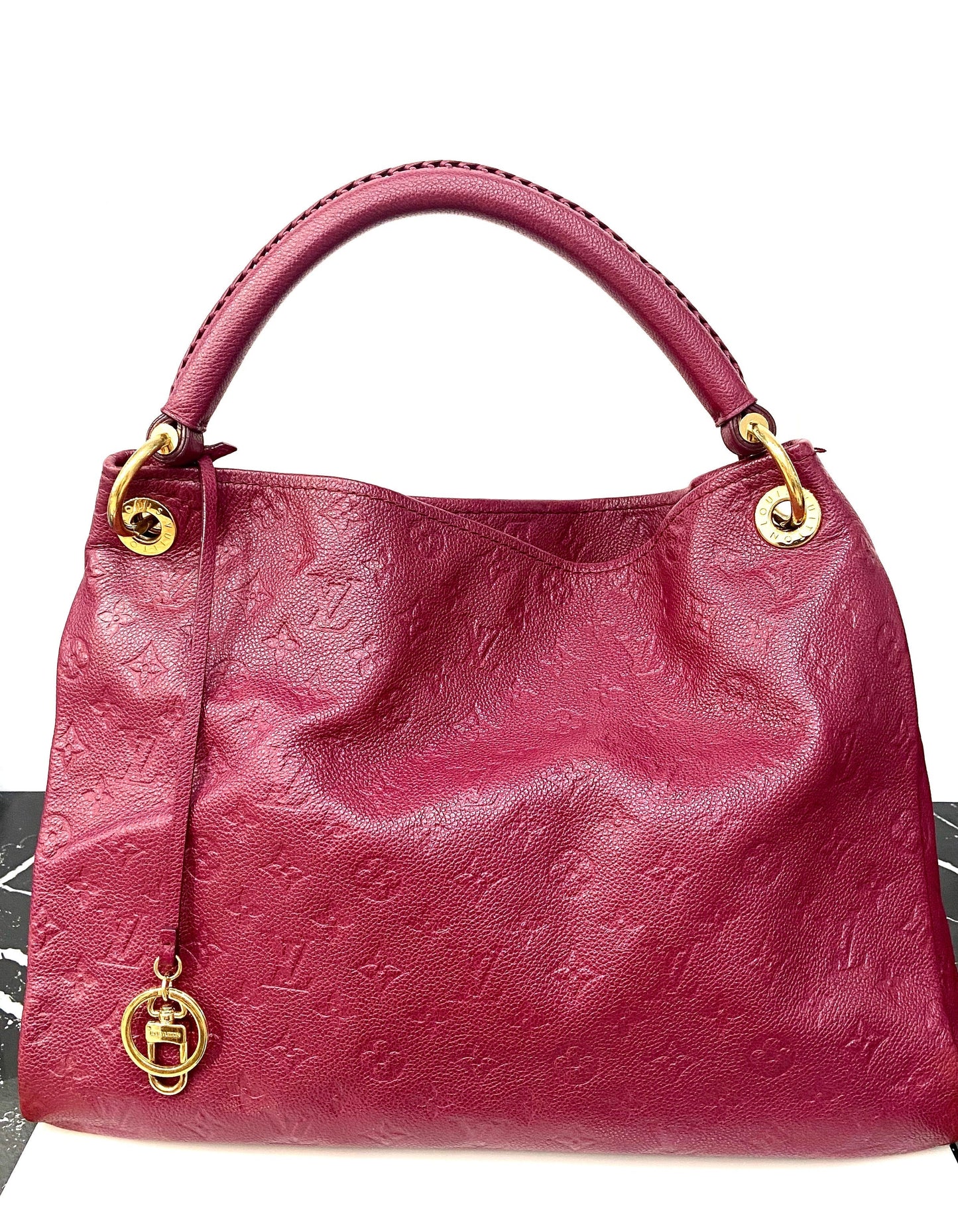 LOUIS VUITTON MONOGRAM EMPREINTE LEATHER ARTSY MM BAG