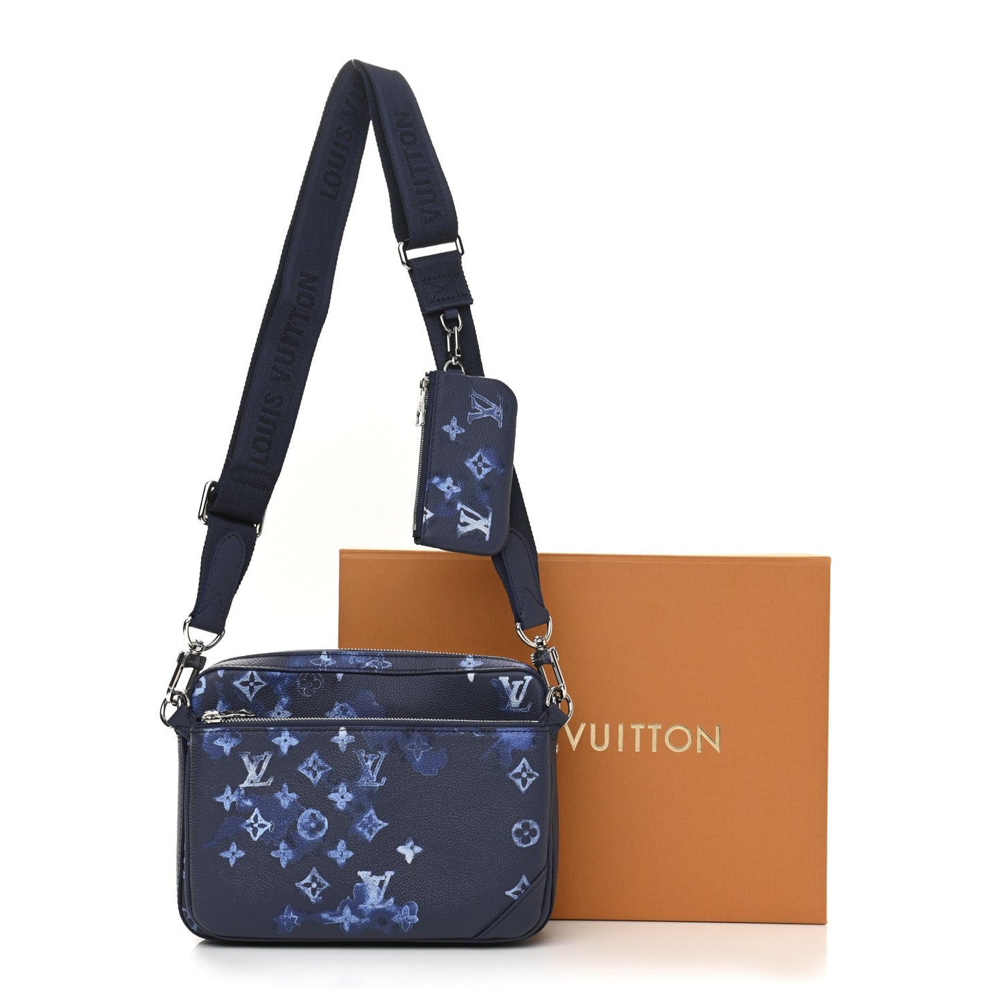 LOUIS VUITTON MONOGRAM INK WATERCOLOR TRIO MESSENGER BAG