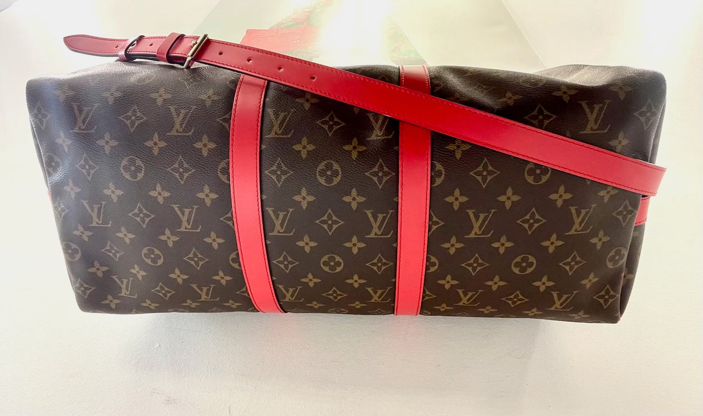 LOUIS VUITTON MONOGRAM KEEPALL BANDOULIÈRE 50 BAG