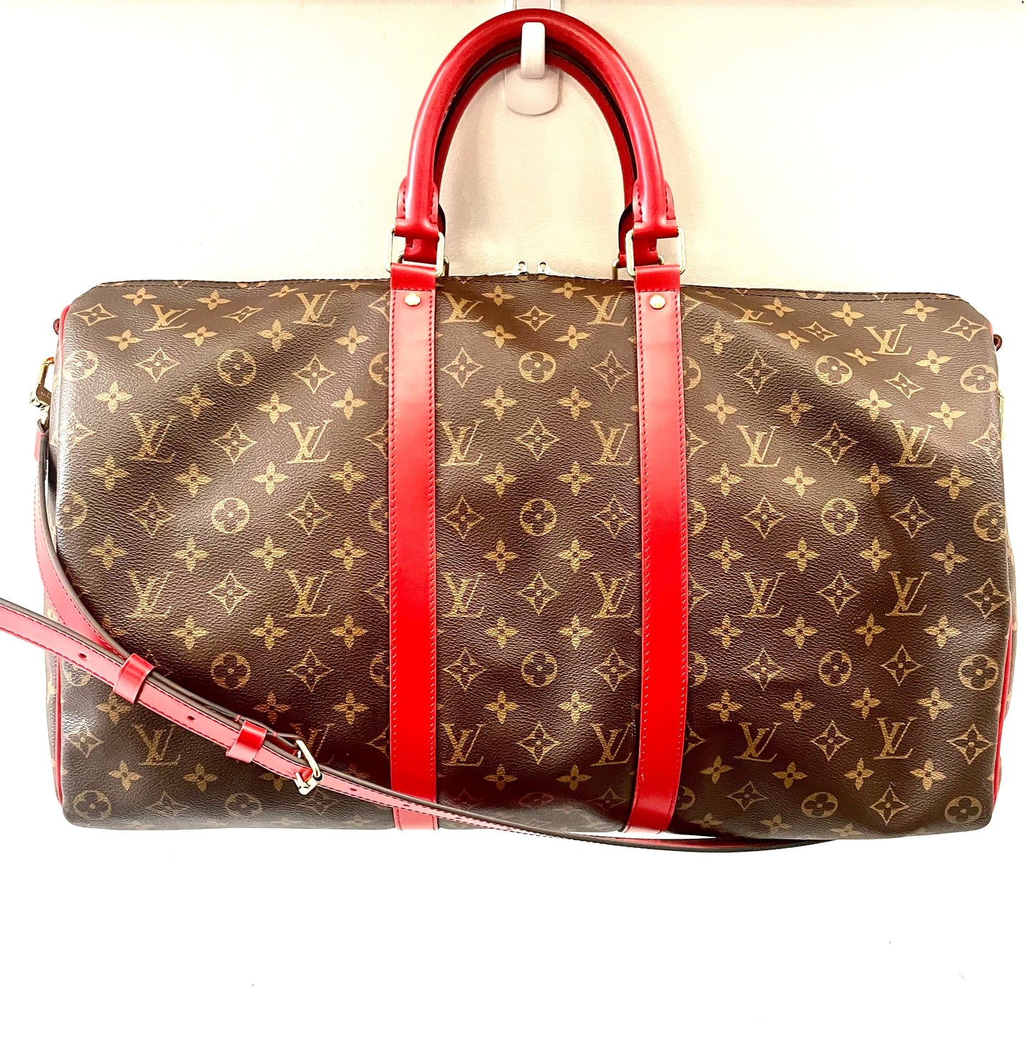 LOUIS VUITTON MONOGRAM KEEPALL BANDOULIÈRE 50 BAG