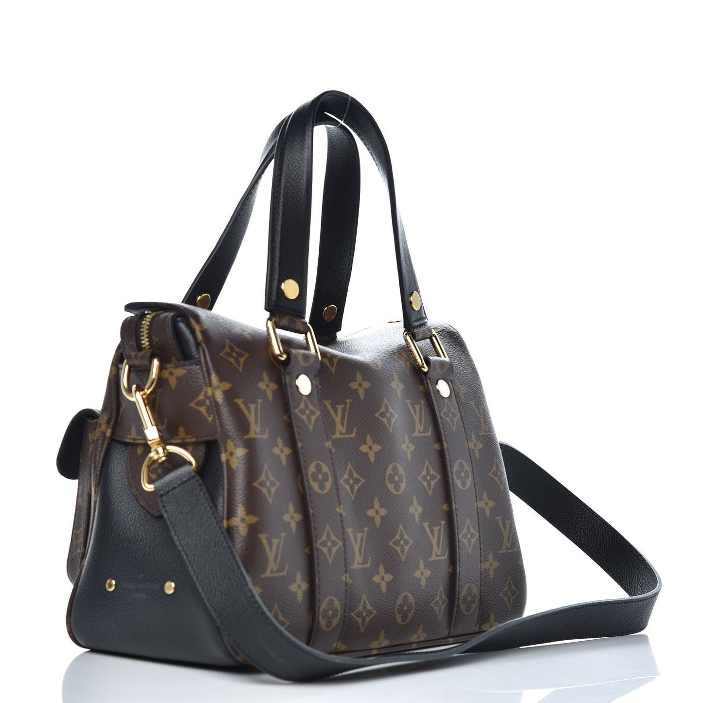 LOUIS VUITTON MONOGRAM MANHATTAN NM BLACK BAG