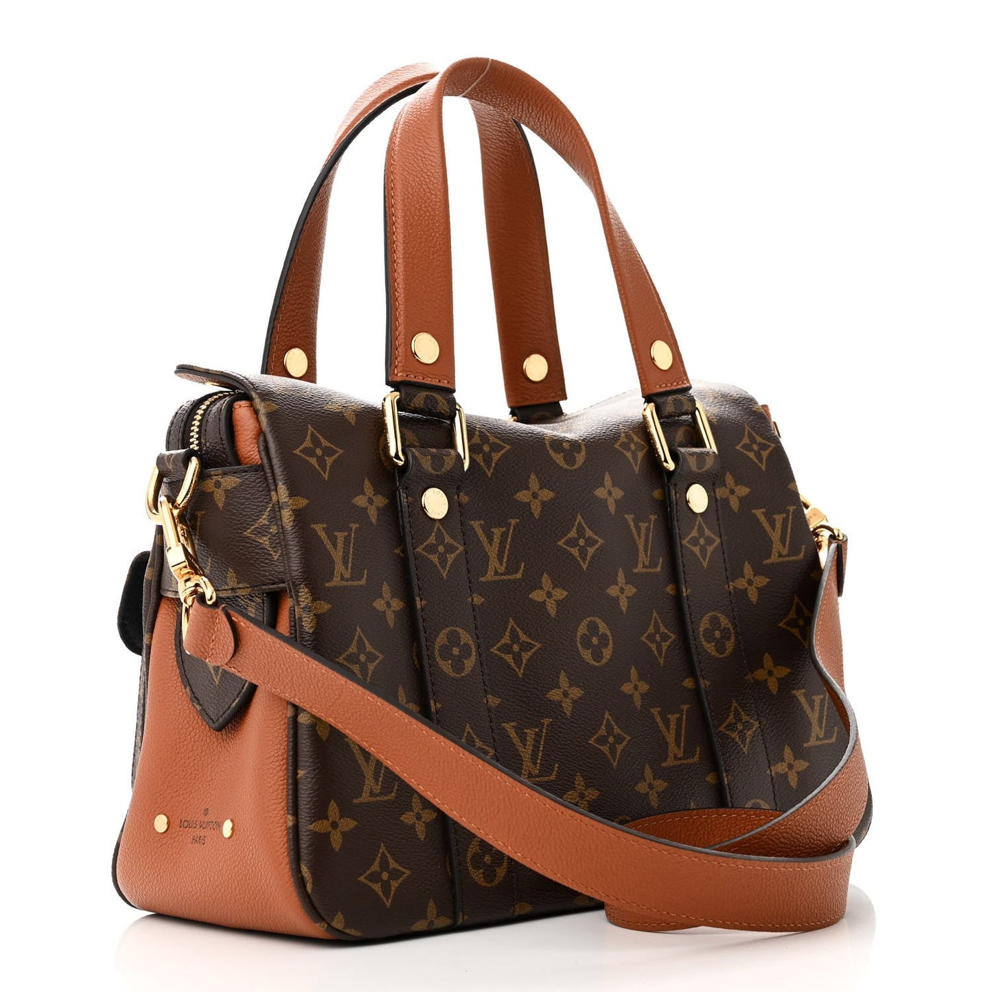 LOUIS VUITTON MONOGRAM MANHATTAN NM SHOULDER BAG CARAMEL