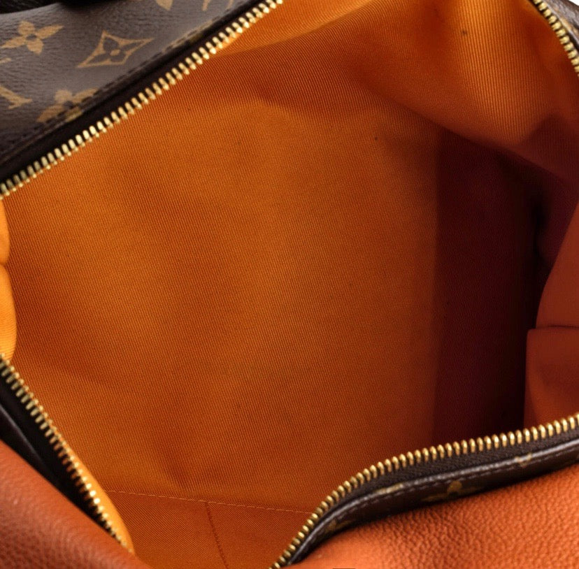LOUIS VUITTON MONOGRAM MANHATTAN NM SHOULDER BAG CARAMEL