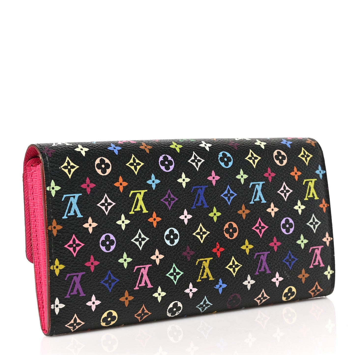 GLM-MULTICOLOR MONOGRAM SARAH WALLET