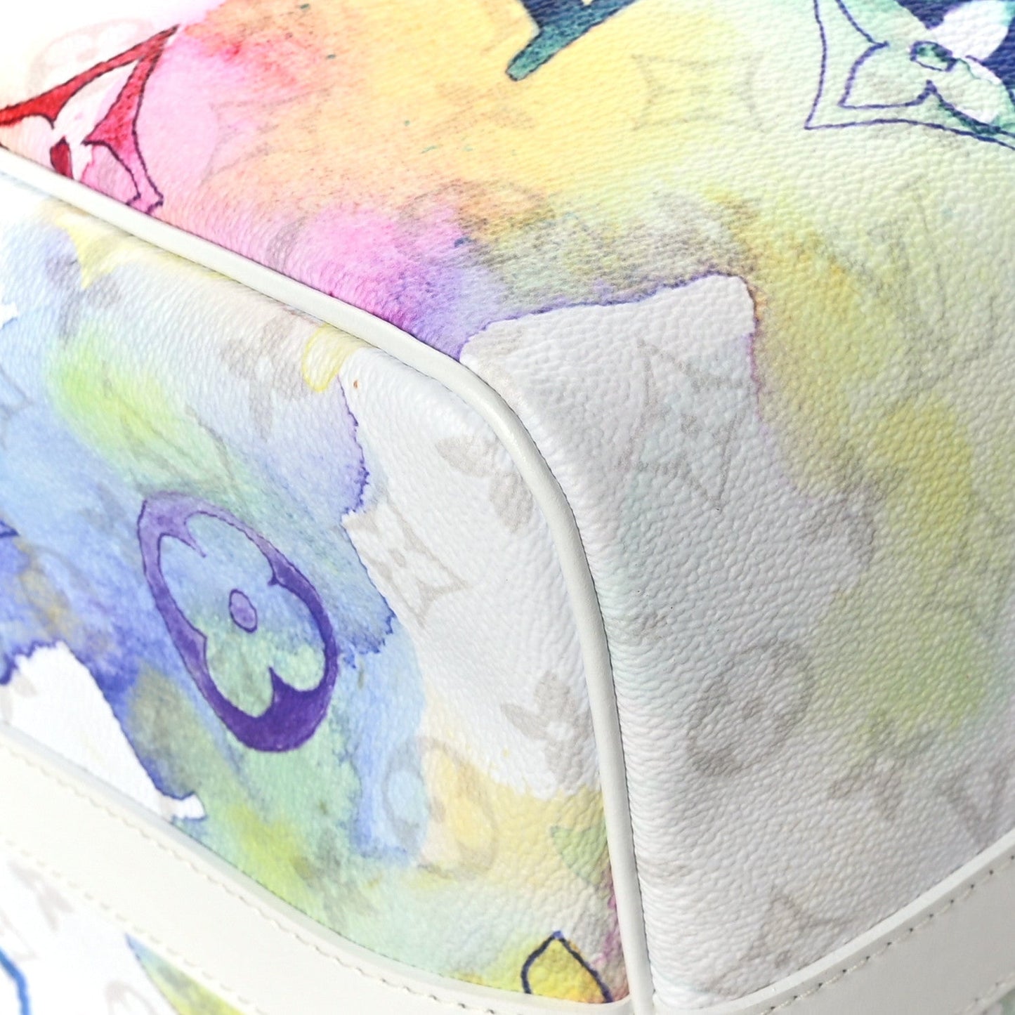 LOUIS VUITTON LIMITED EDITION WATERCOLOR MONOGRAM KEEPALL 50 BANDOLIERE
