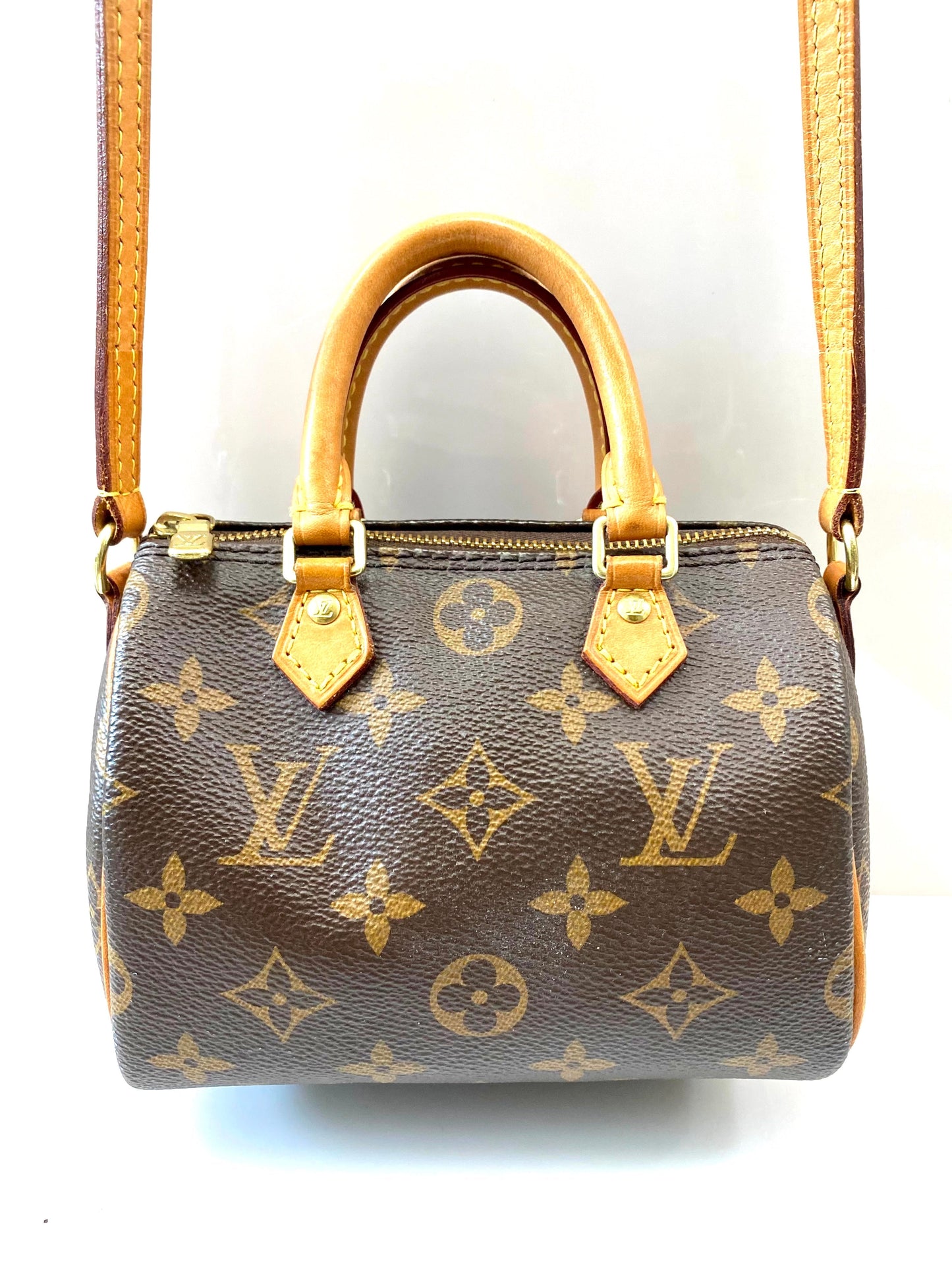 LOUIS VUITTON MONOGRAM NANO SPEEDY SHOULDER BAG