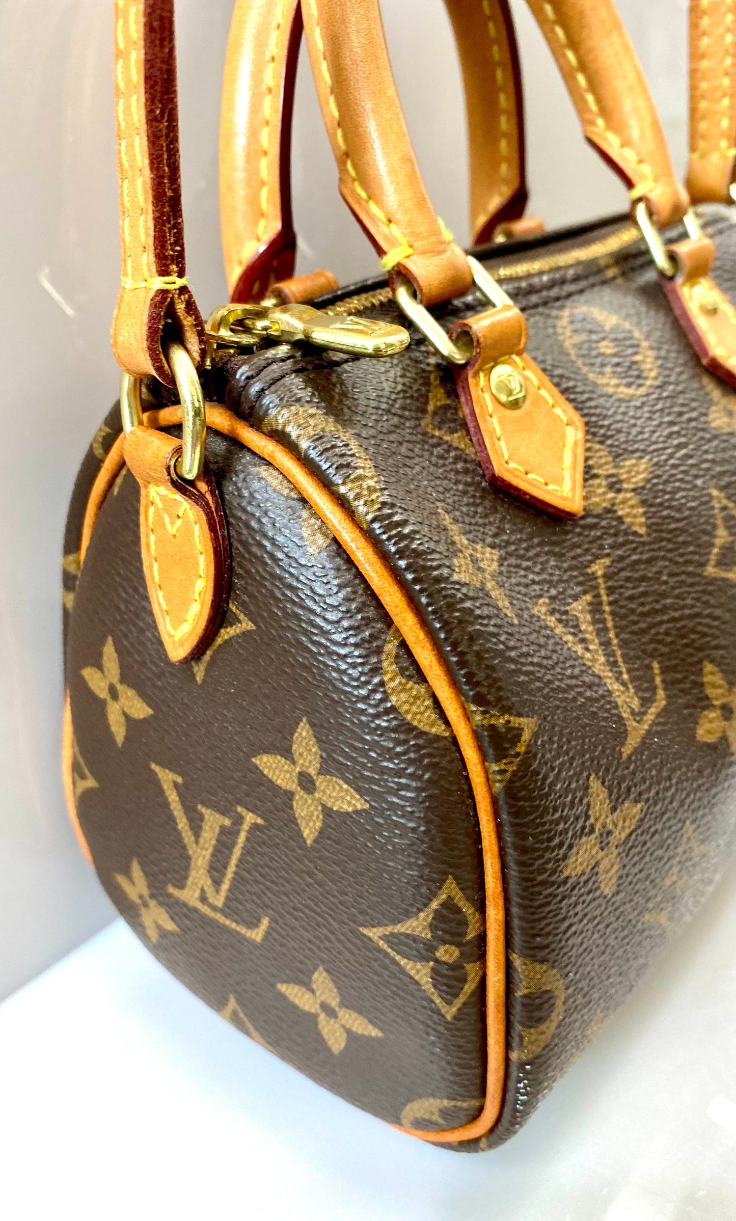 LOUIS VUITTON MONOGRAM NANO SPEEDY SHOULDER BAG