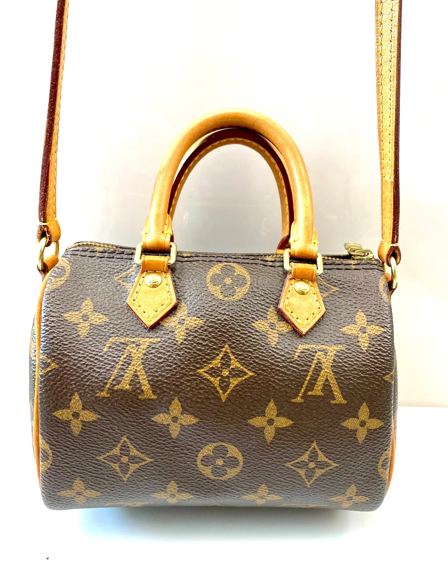 LOUIS VUITTON MONOGRAM NANO SPEEDY SHOULDER BAG