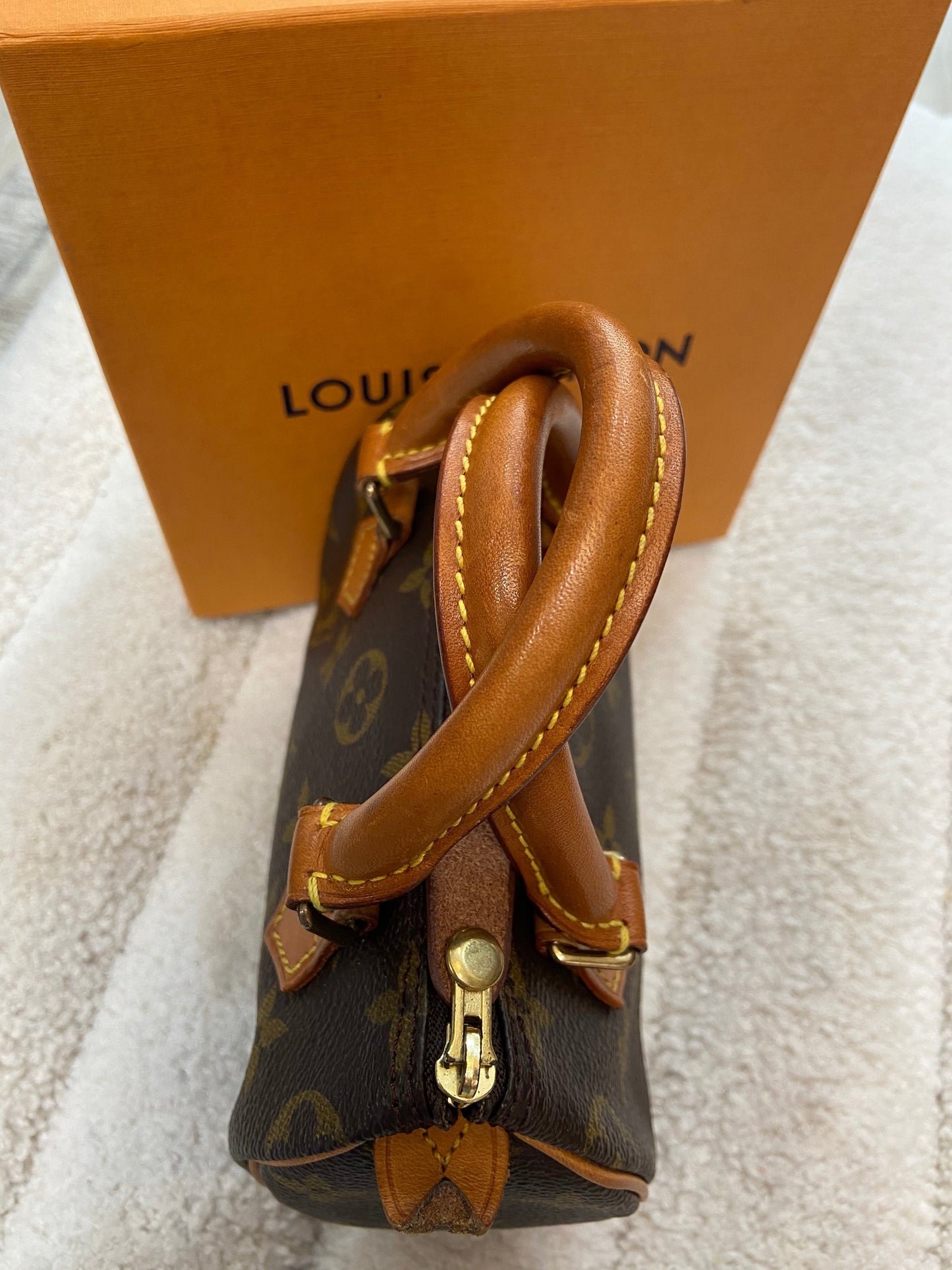 LOUIS VUITTON MONOGRAM NANO SPEEDY HANDBAG