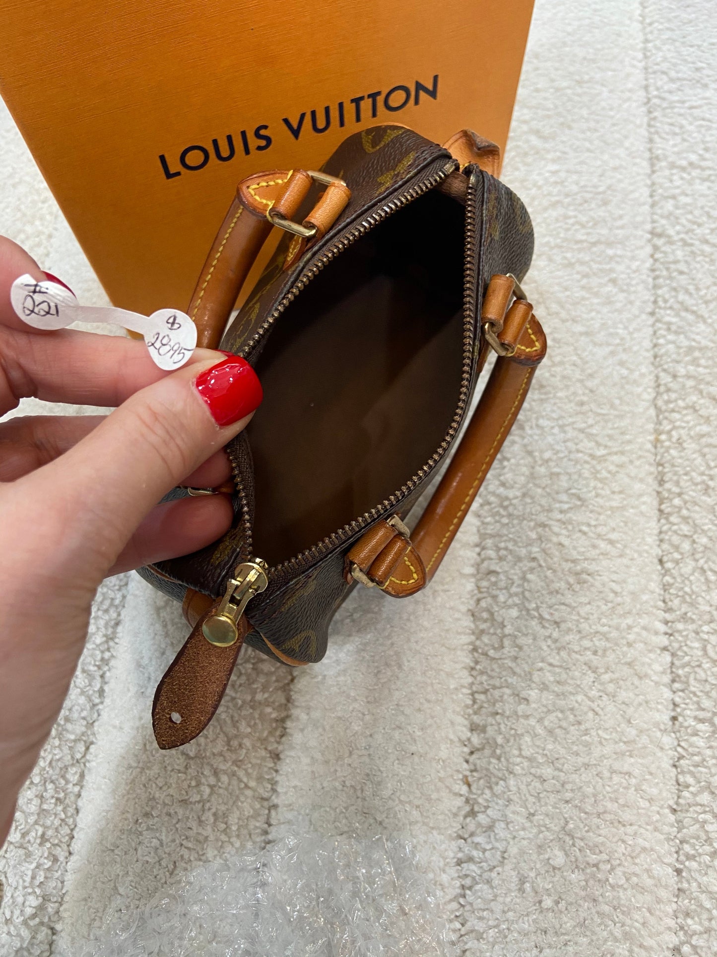 LOUIS VUITTON MONOGRAM NANO SPEEDY HANDBAG