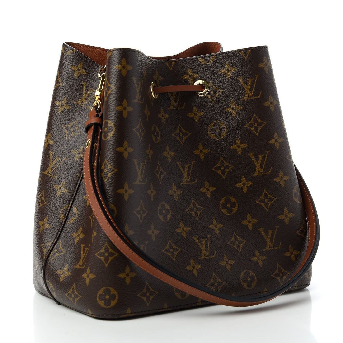 LOUIS VUITTON MONOGRAM NOÉNOE MM SHOULDER BAG CARAMEL
