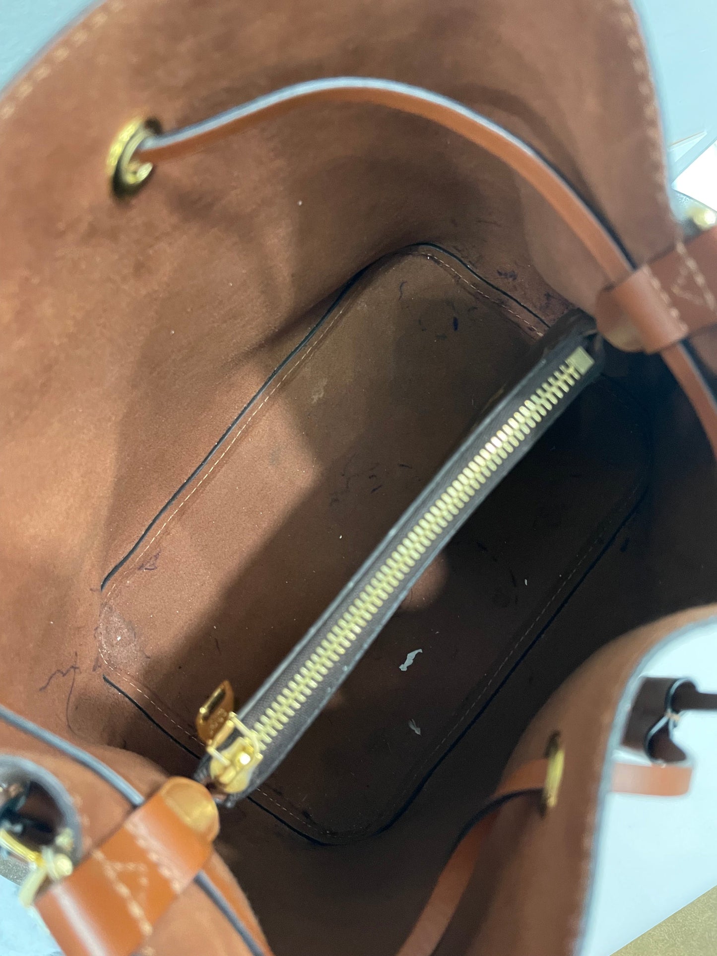 LOUIS VUITTON MONOGRAM NOÉNOE MM SHOULDER BAG CARAMEL
