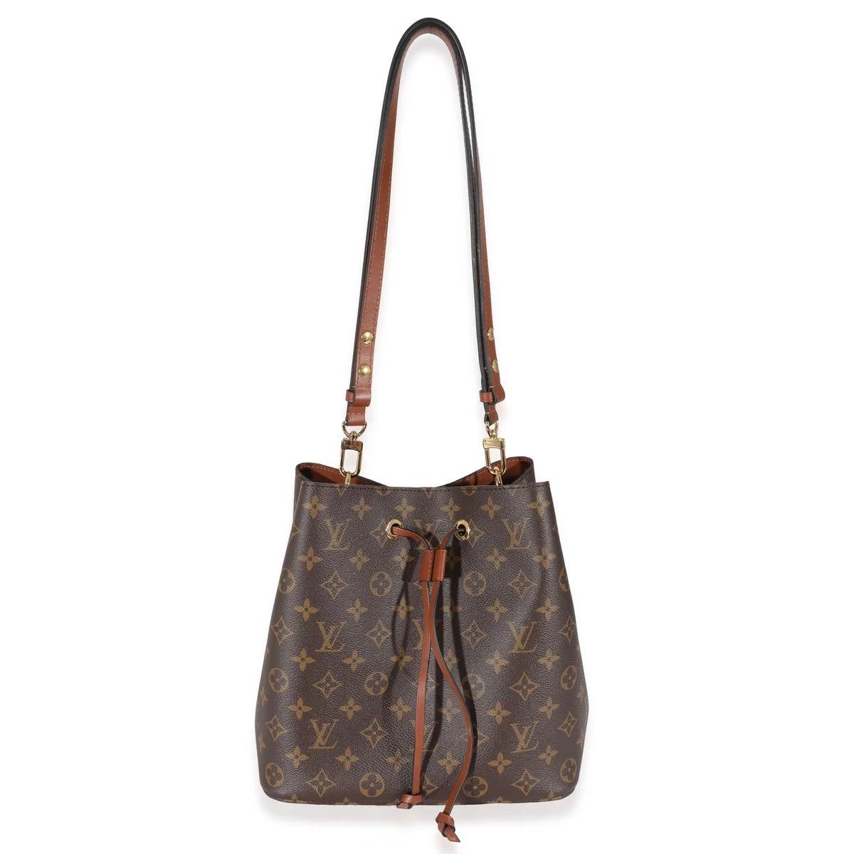 LOUIS VUITTON MONOGRAM NOÉNOE MM SHOULDER BAG CARAMEL