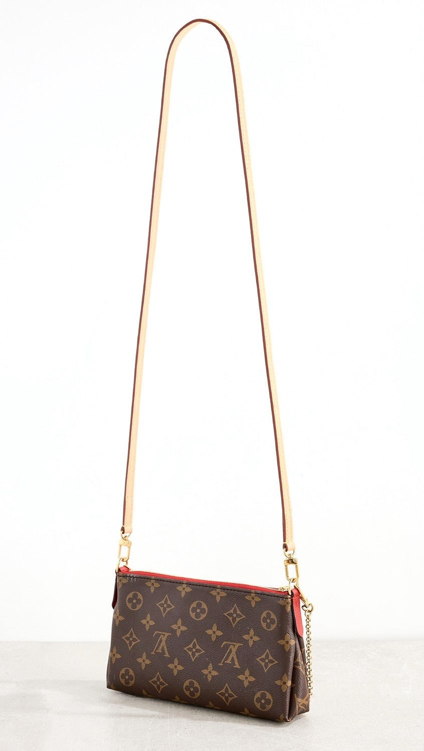 LOUIS VUITTON PALLAS MONOGRAM CHAIN CROSSBODY BAG