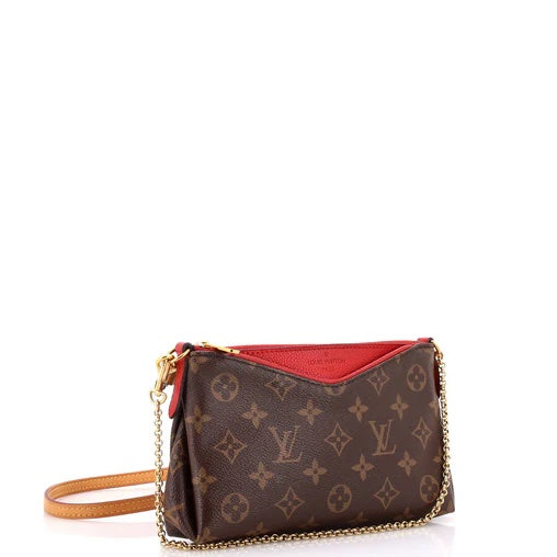 LOUIS VUITTON PALLAS MONOGRAM CHAIN CROSSBODY BAG