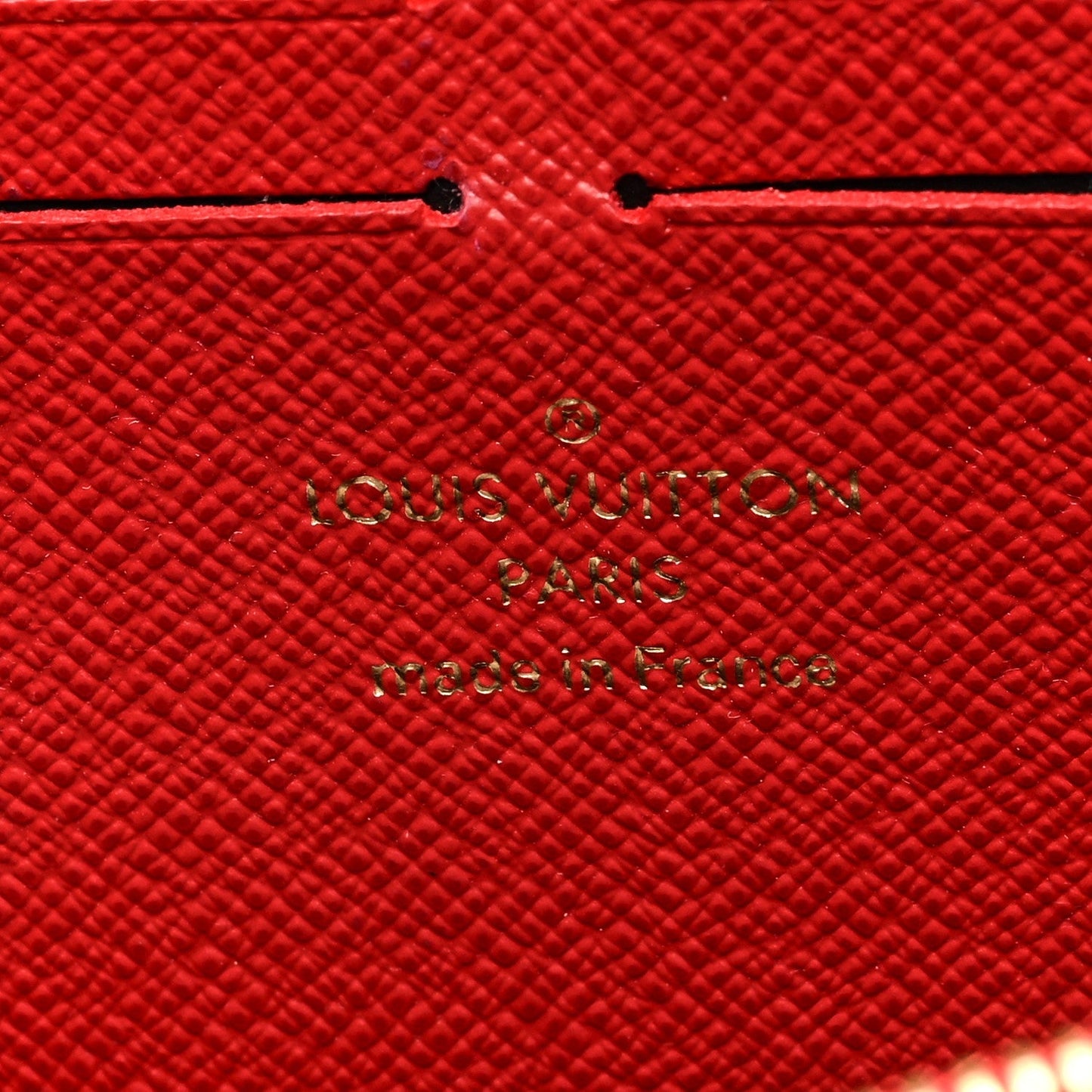 LOUIS VUITTON MONOGRAM RETIRO ZIPPY WALLET IN CHERRY