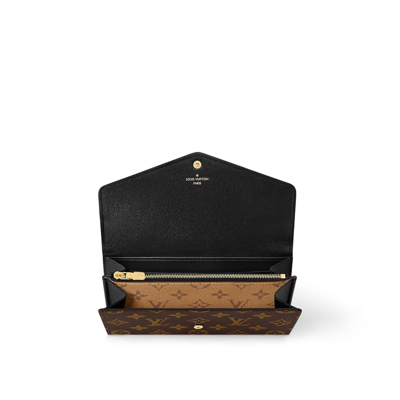 GLM-REVERSE GIANT MONOGRAM SARAH WALLET