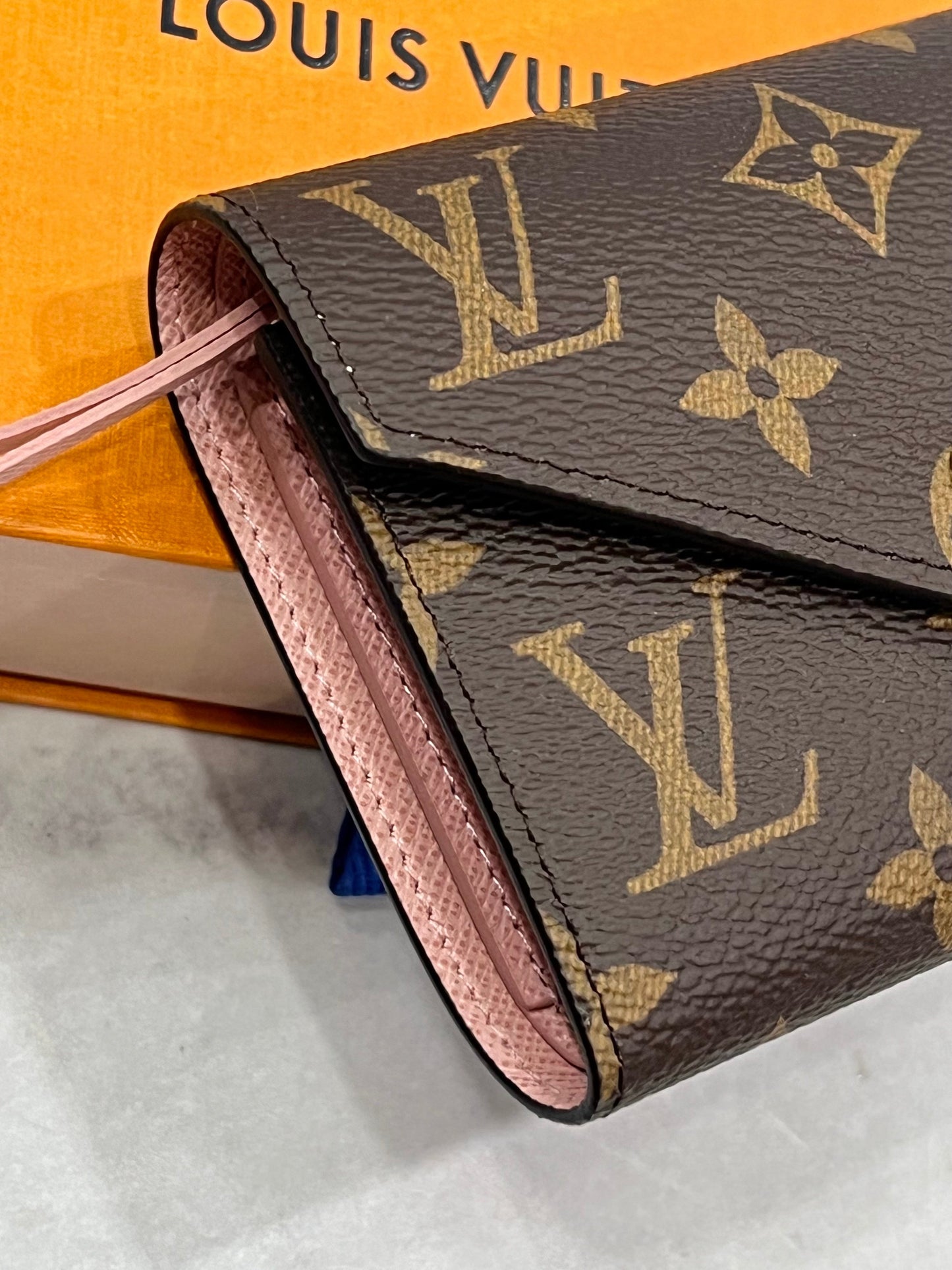 LOUIS VUITTON MONOGRAM VICTORINE WALLET ROSE BALLERINE