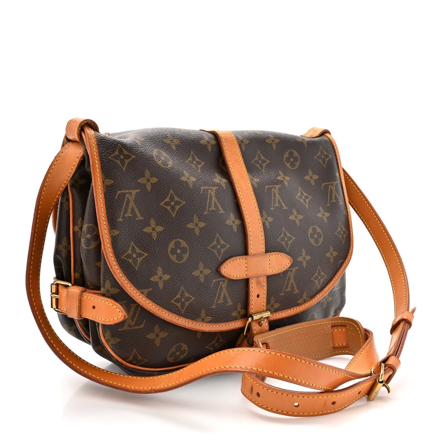 LOUIS VUITTON MONOGRAM SAUMUR 30 SHOULDER BAG