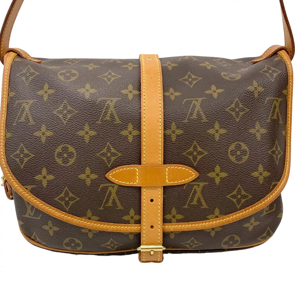 LOUIS VUITTON MONOGRAM SAUMUR 30 SHOULDER BAG