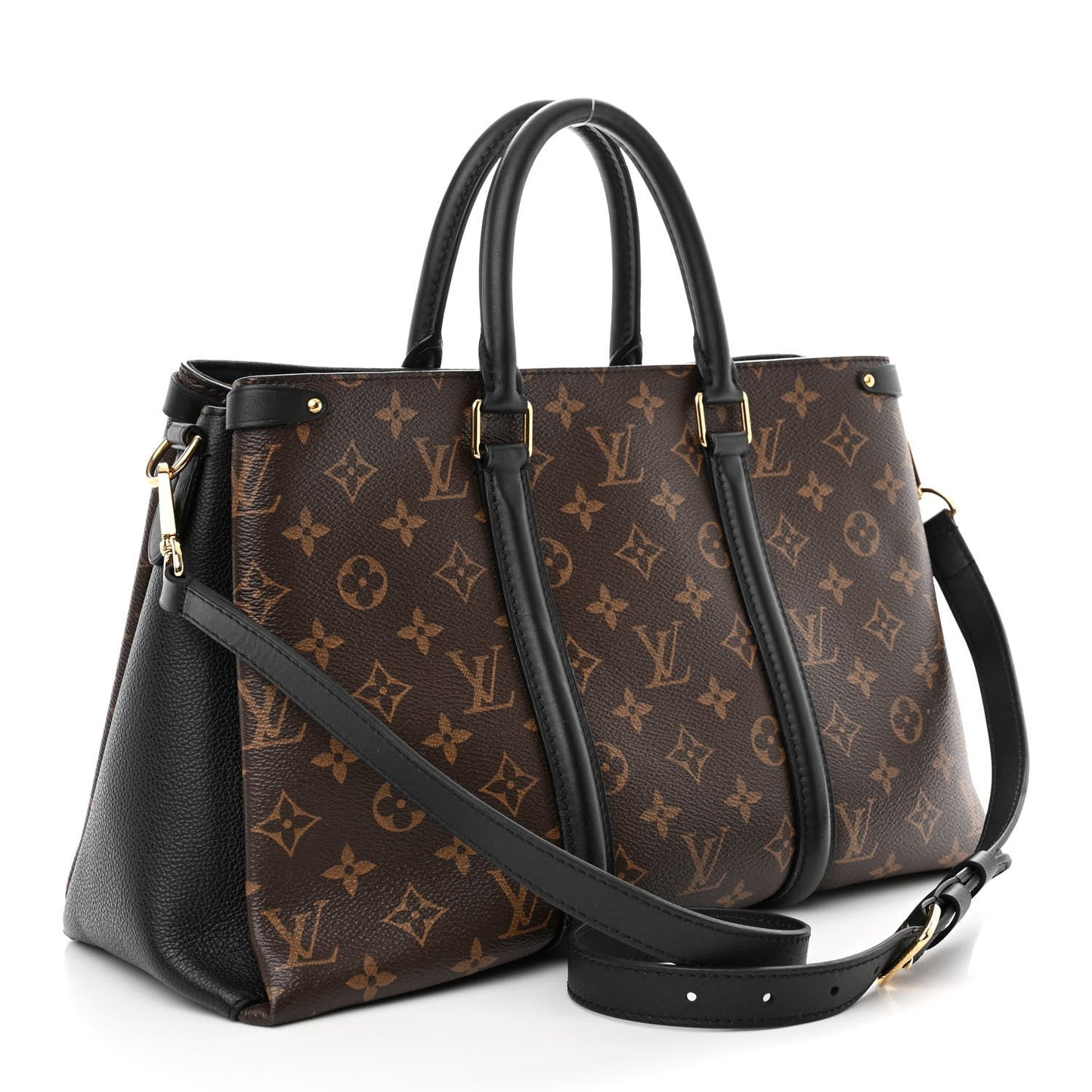 LOUIS VUITTON MONOGRAM SOUFFLOT MM TOTE BAG