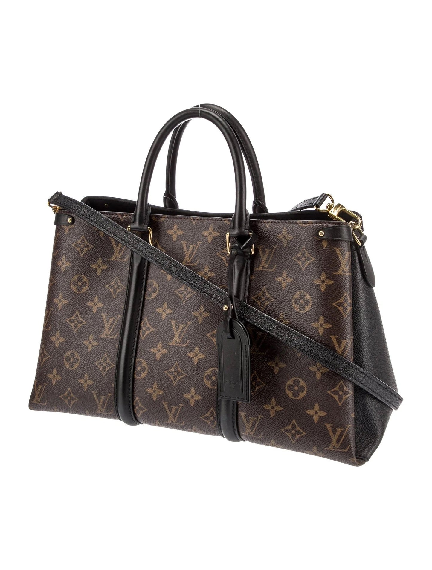 LOUIS VUITTON MONOGRAM SOUFFLOT MM TOTE BAG