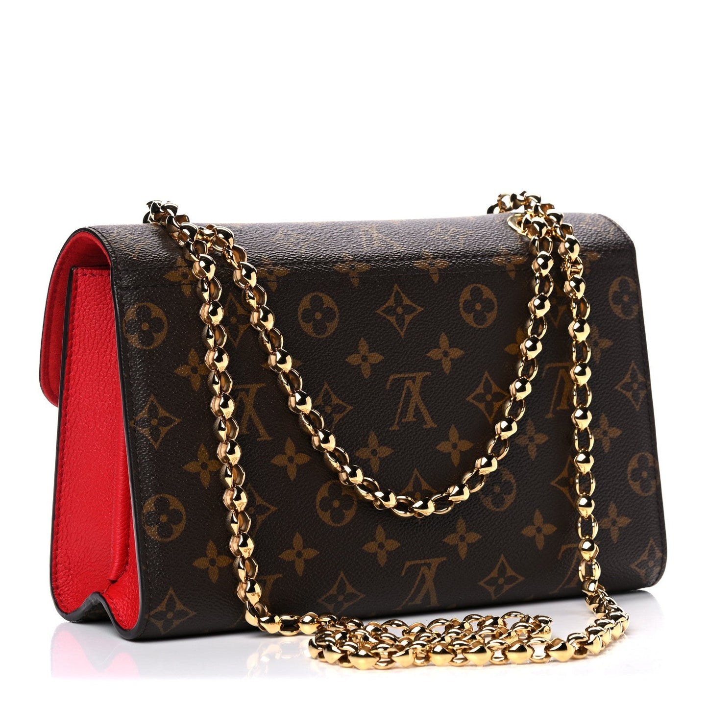 LOUIS VUITTON MONOGRAM VICTOIRE SHOULDER BAG CHERRY