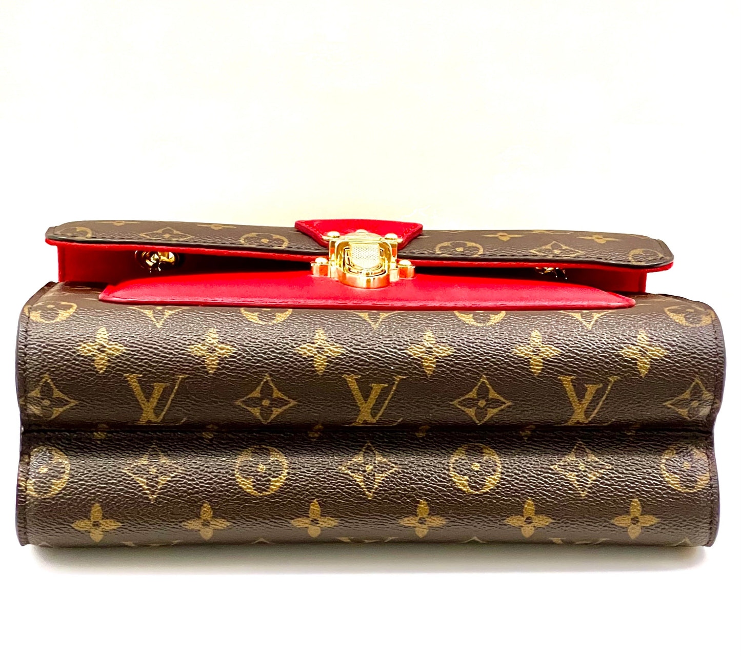 LOUIS VUITTON MONOGRAM VICTOIRE SHOULDER BAG CHERRY