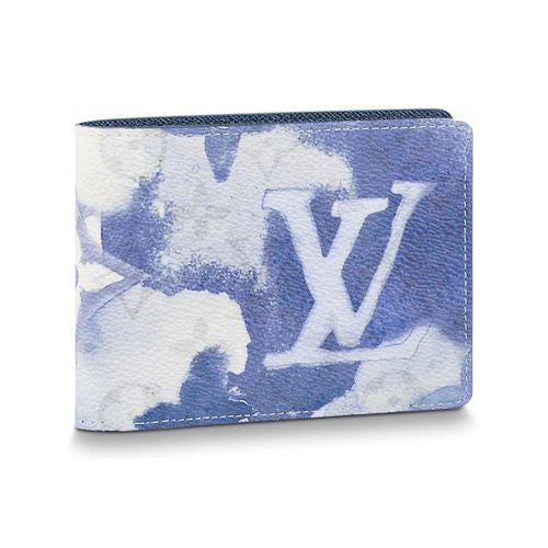 GLM-MULTIPLE WALLET WATERCOLOR BLUE