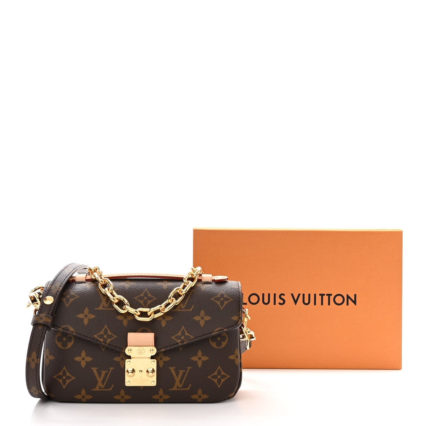 LOUIS VUITTON MONOGRAM POCHETTE MÉTIS EAST WEST BAG